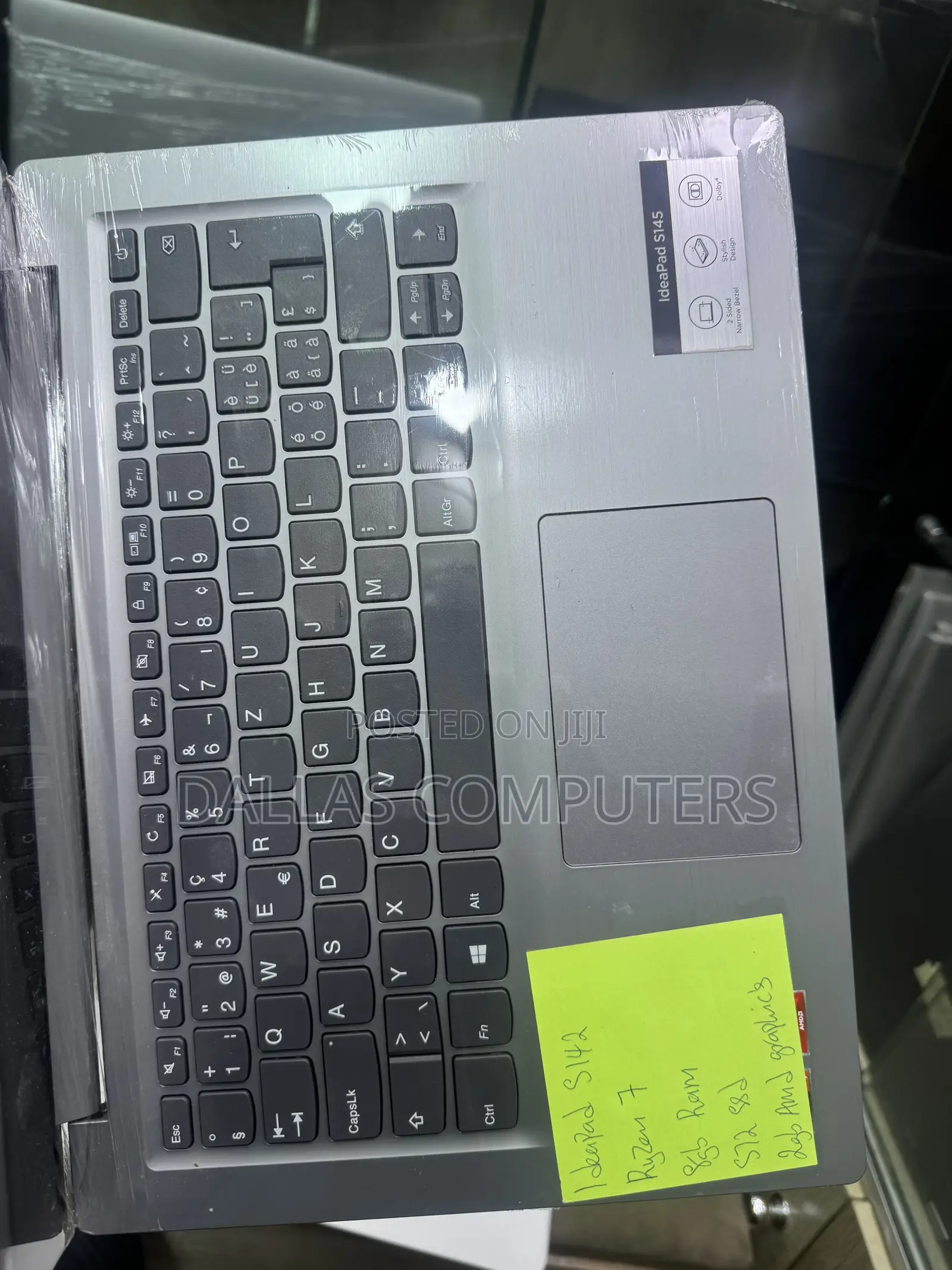 Laptop Lenovo 8GB AMD Ryzen 7 SSD 512GB