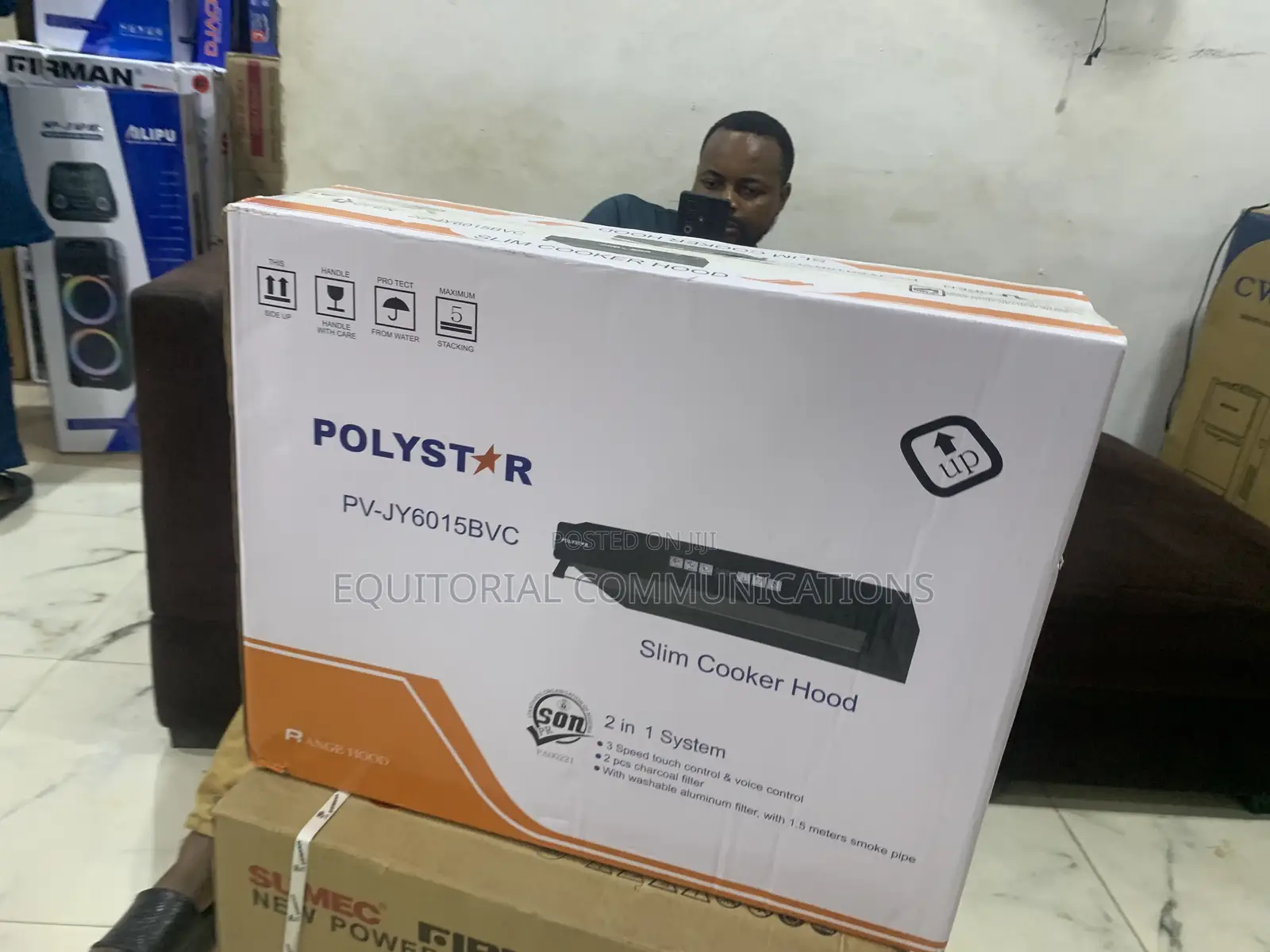 Polystar PV-JY6015BVC Hood: Elegant Design With Powerful Ventilation