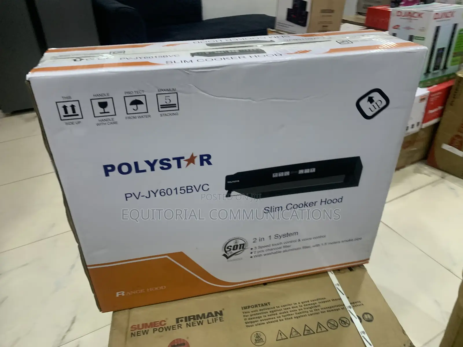 Polystar PV-JY6015BVC Rangehood: Efficient Smoke and Grease Removal