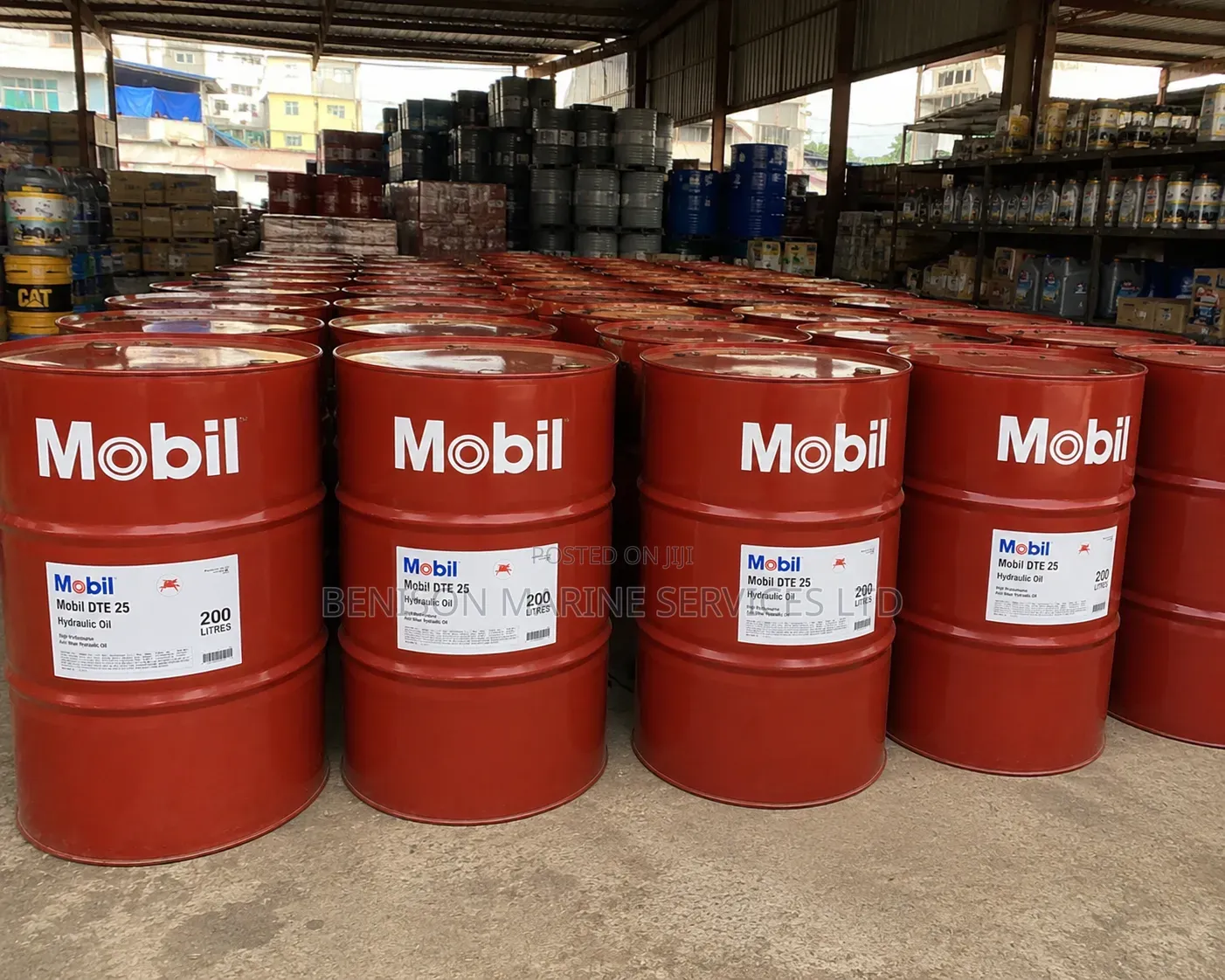 200-Liter Mobil Dte 25 Hydraulic Oil, 6 Low Viscosity Iso Vg10
