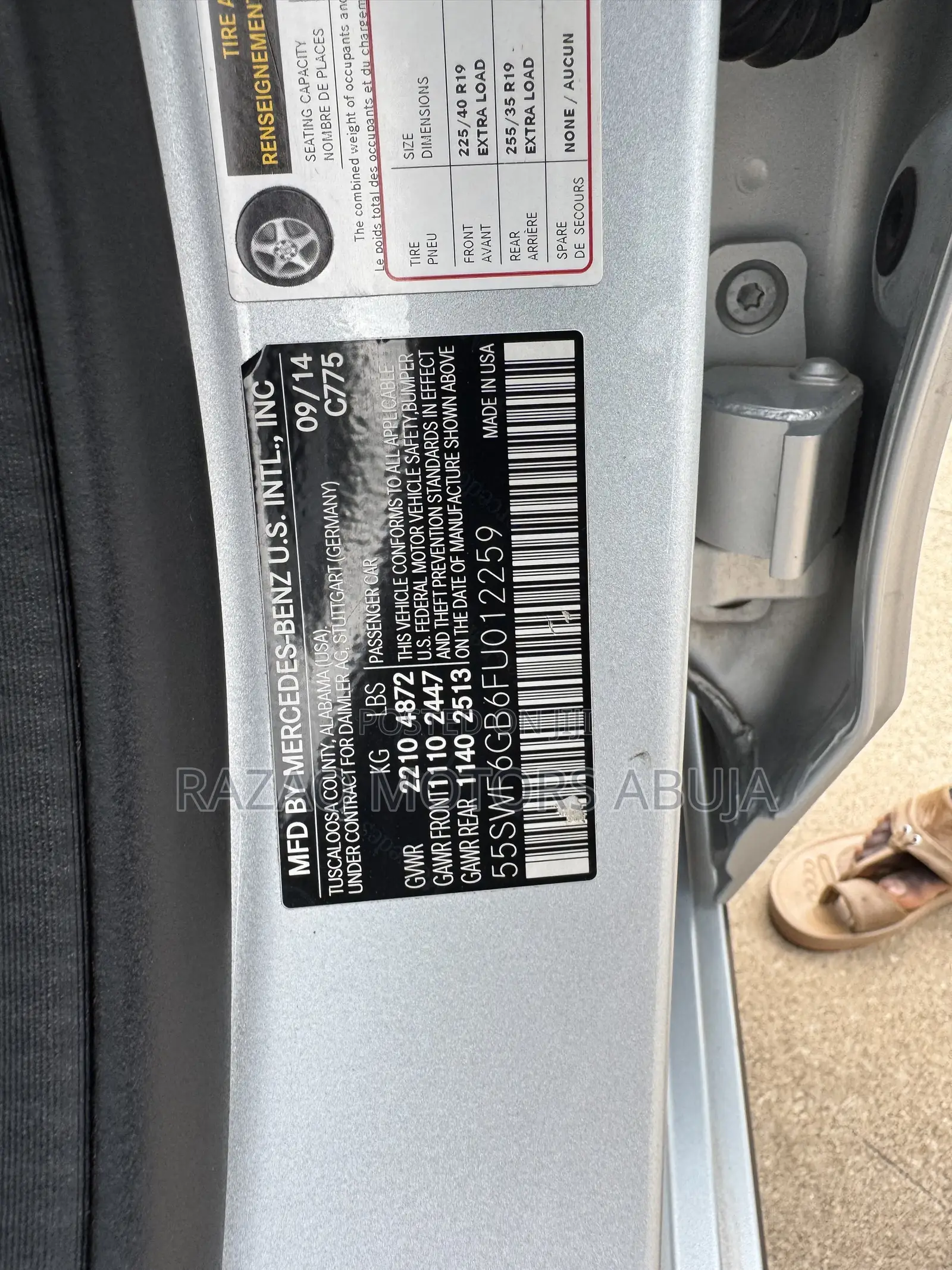 Mercedes-Benz C400 4Matic AWD Sedan (3.0L V6 7A) 2015 Silver