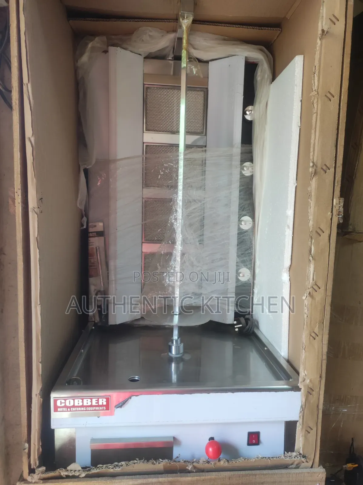 4 Burner Gas Shawarma Machine