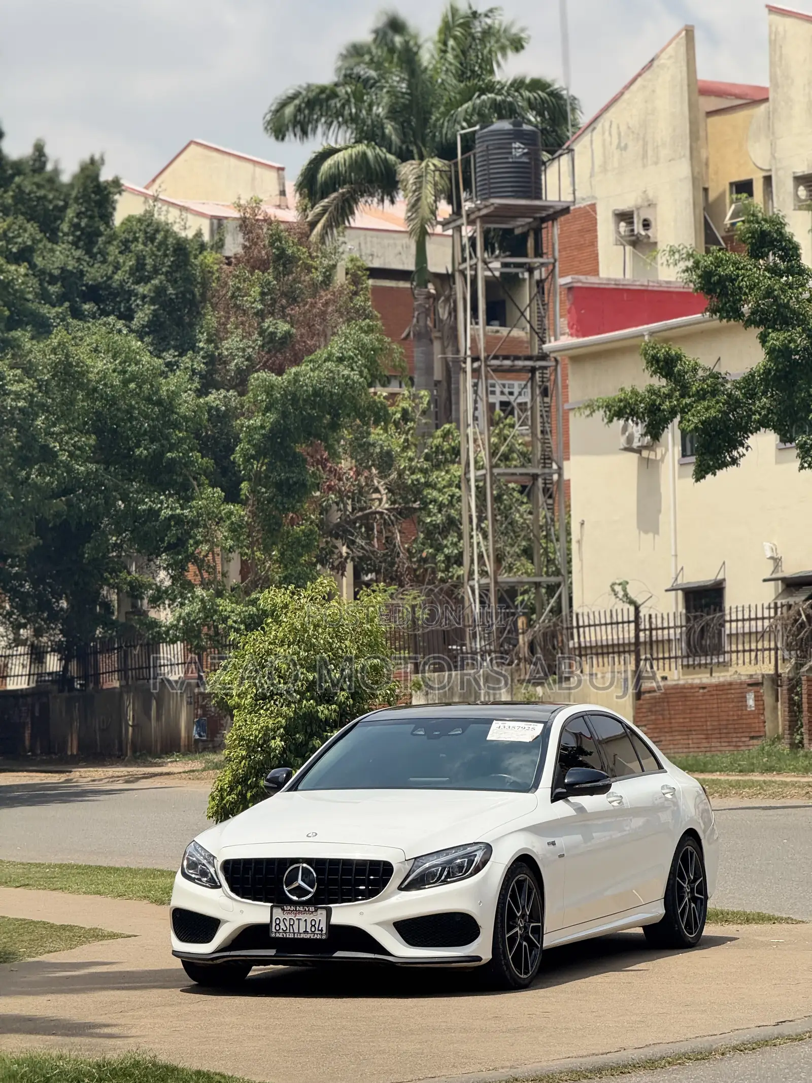Mercedes-Benz C43 4Matic Sedan AWD (3.0L V6 9AM) 2017 White