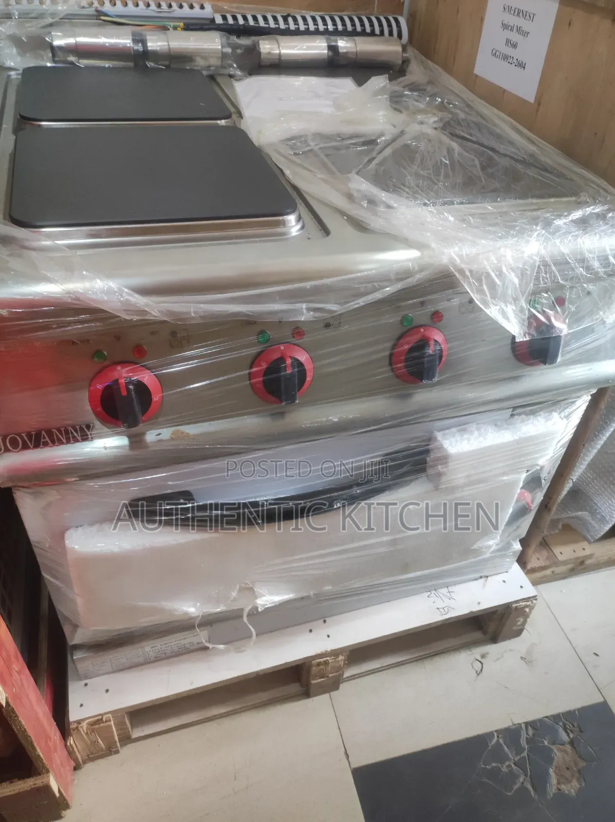 4 Burner Electric Cooker With Oven