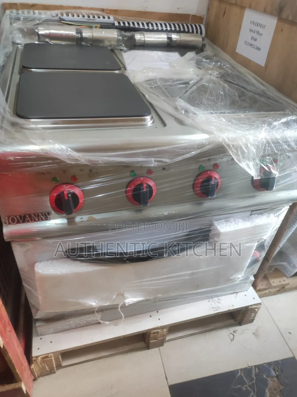 4 Burner Electric Cooker With Oven