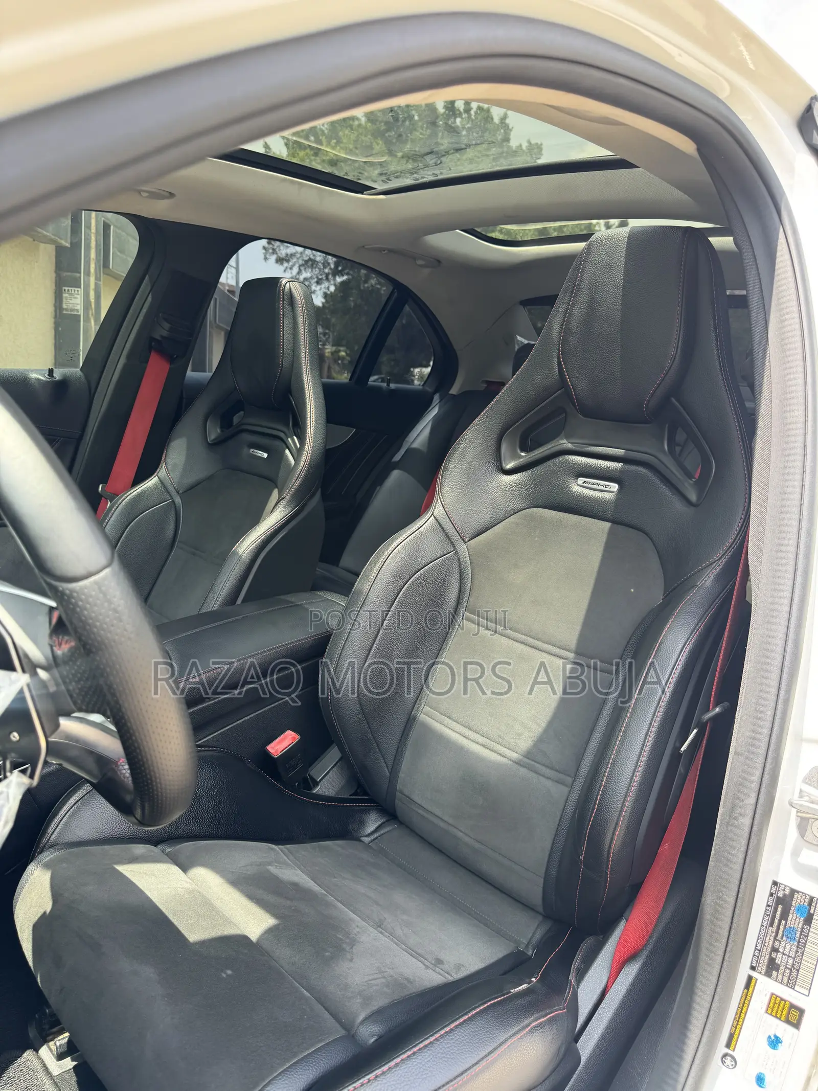 Mercedes-Benz C43 4Matic Sedan AWD (3.0L V6 9AM) 2017 White