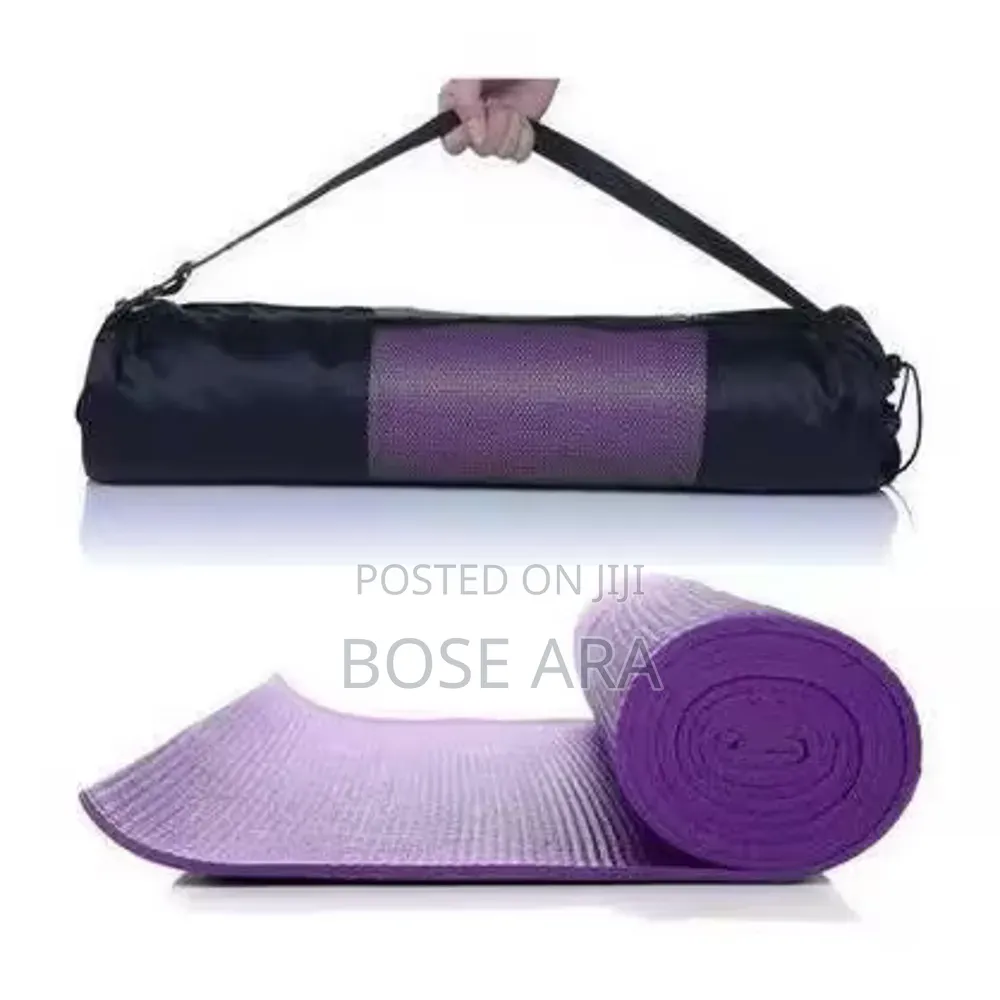 Thick Non-Slip Yoga Mat With Carrying Bag