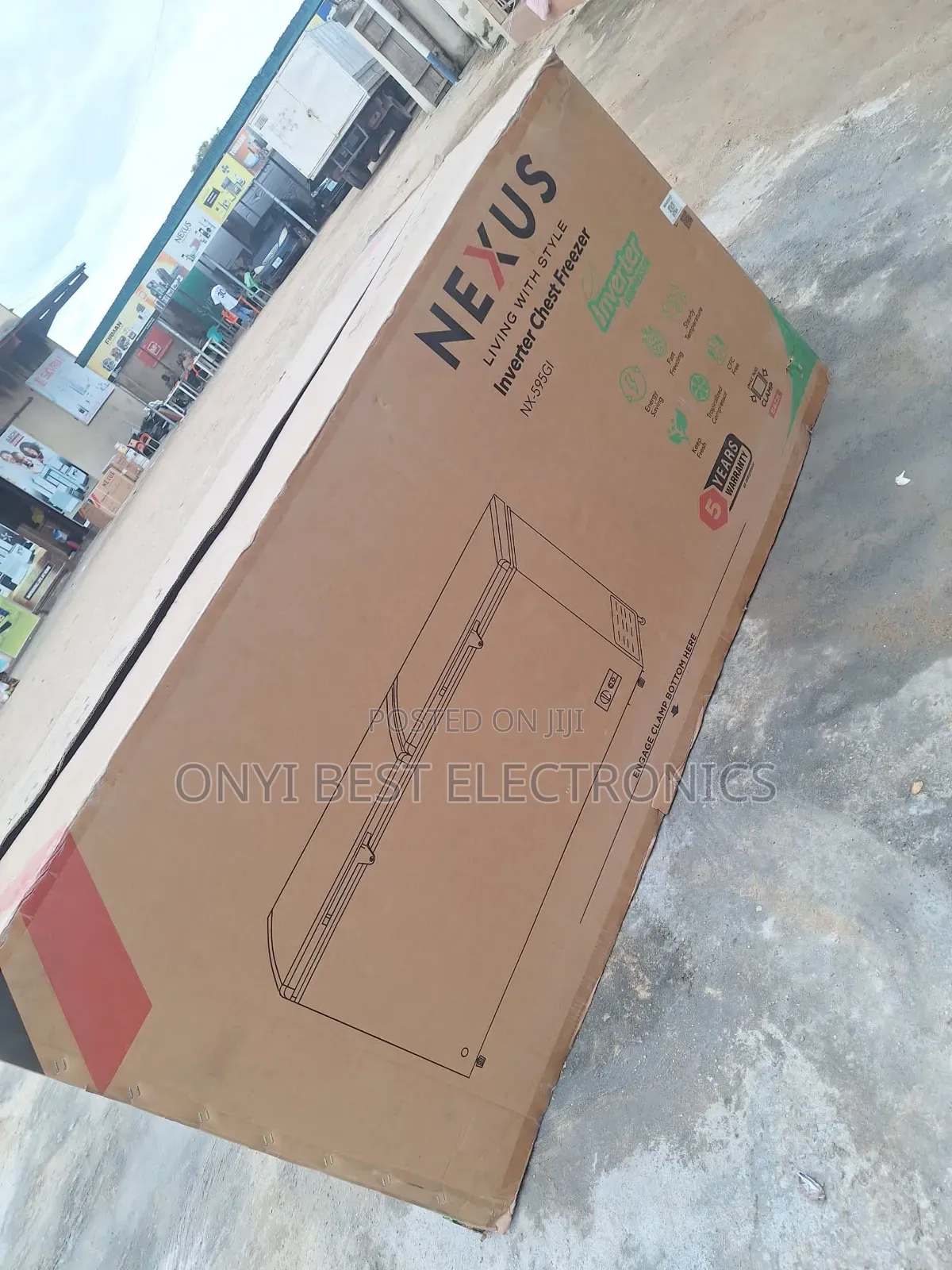 Nexus 524 Liters Inverter Chest Freezer With Rapid Freeze | NX-595GI