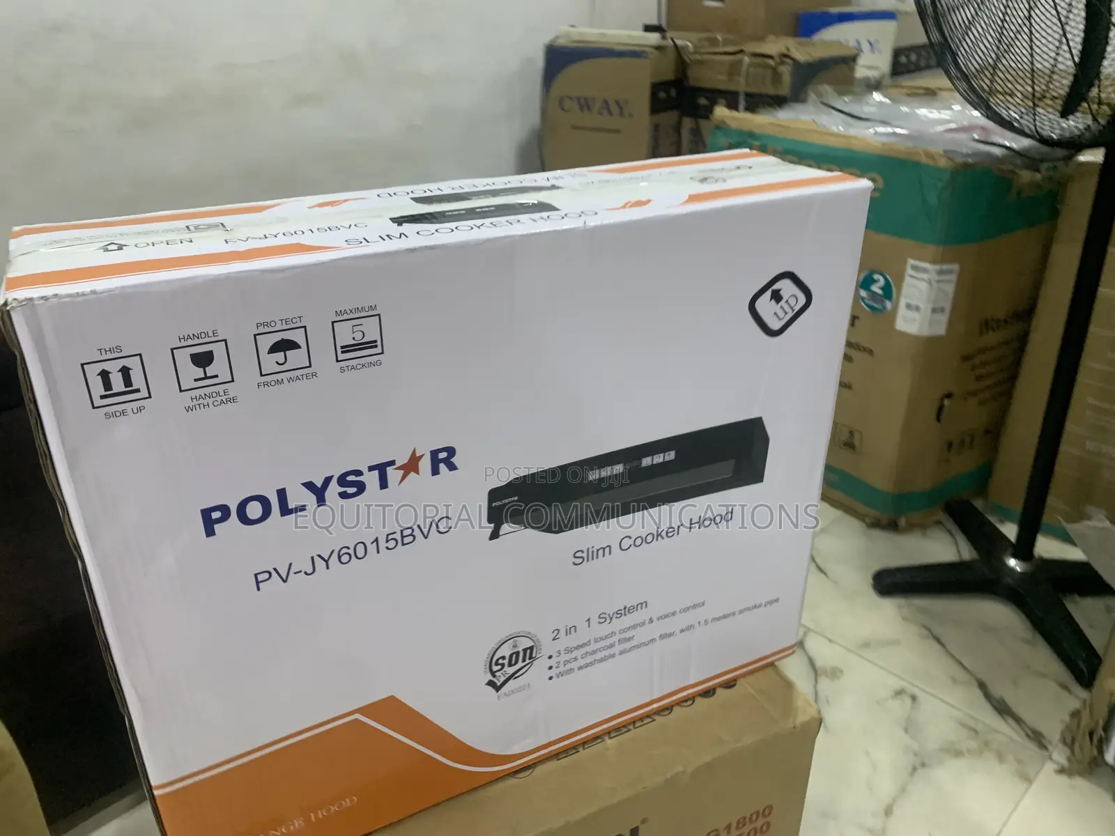 Polystar PV-JY6015BVC : Stylish Design Meets Powerful Air Extraction