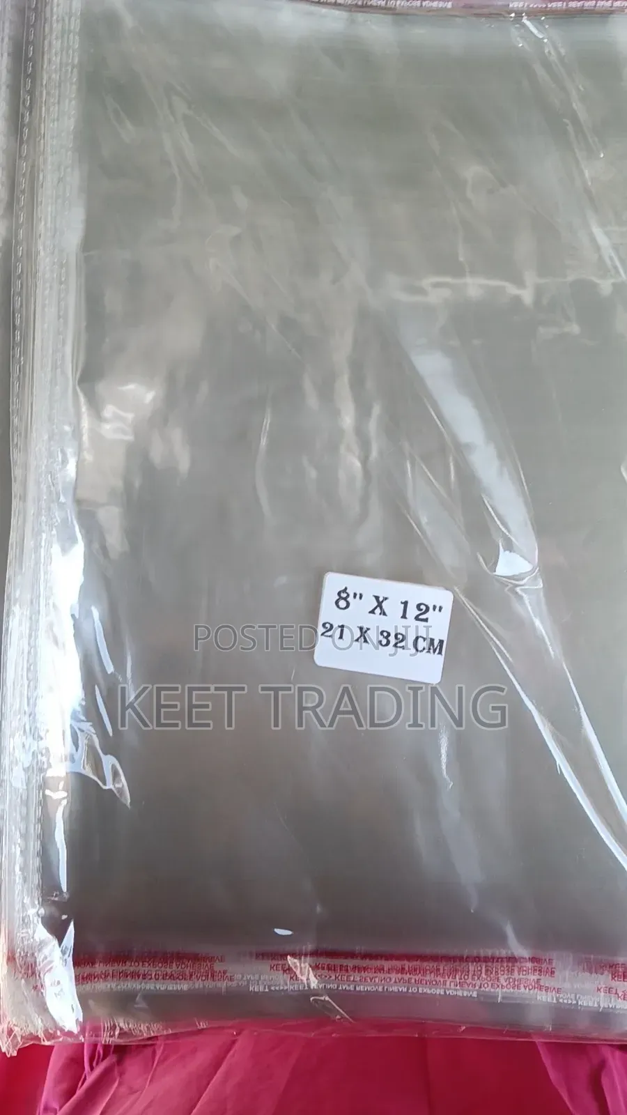 8 × 12 Glass Nylon Bags (21 × 32 Cm) – Quality Packaging Nylon Lagos