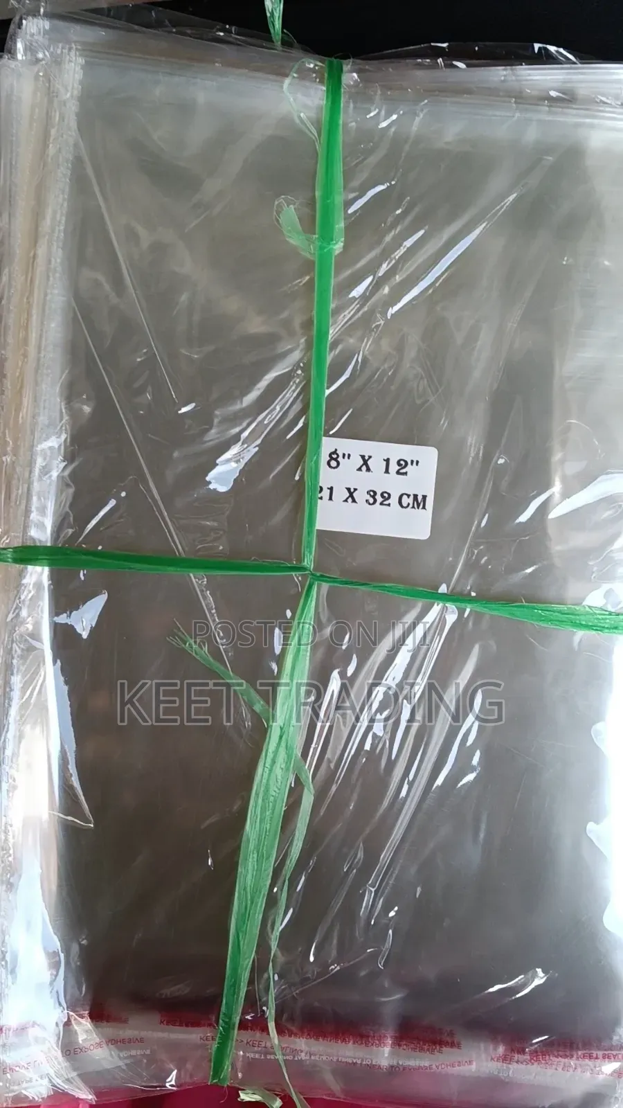 8 × 12 Glass Nylon Bags (21 × 32 Cm) – Quality Packaging Nylon Lagos
