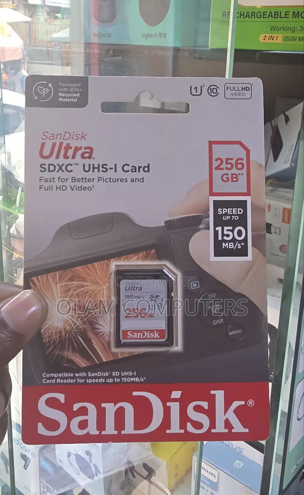 Sandisk Ultra SDXC Uhs-I Card 256gb