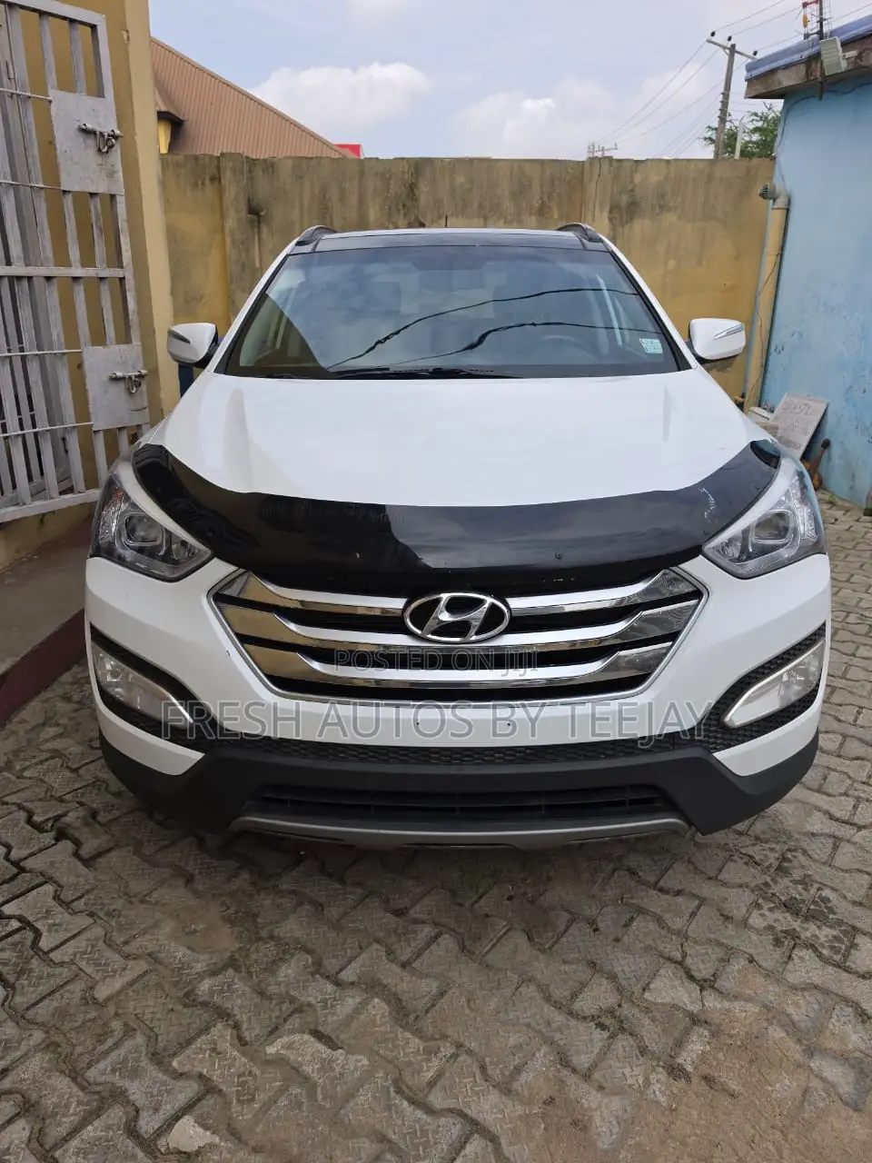 Hyundai Santa Fe Limited 4dr SUV AWD (3.3L 6cyl 6A) 2015 White