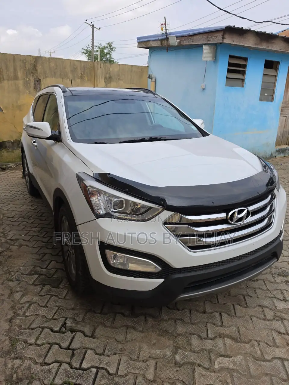 Hyundai Santa Fe Limited 4dr SUV AWD (3.3L 6cyl 6A) 2015 White
