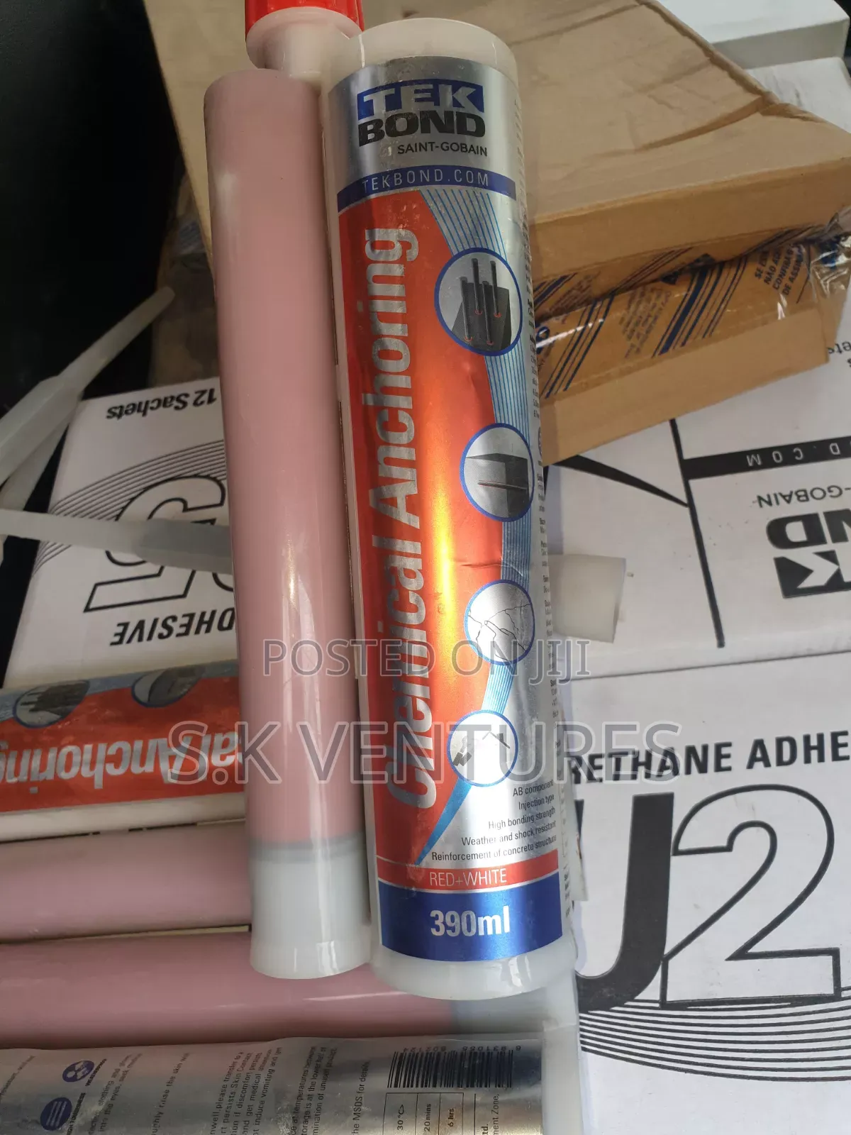TEKBOND Chemical Anchoring Adhesive – 390ml (Red + White)