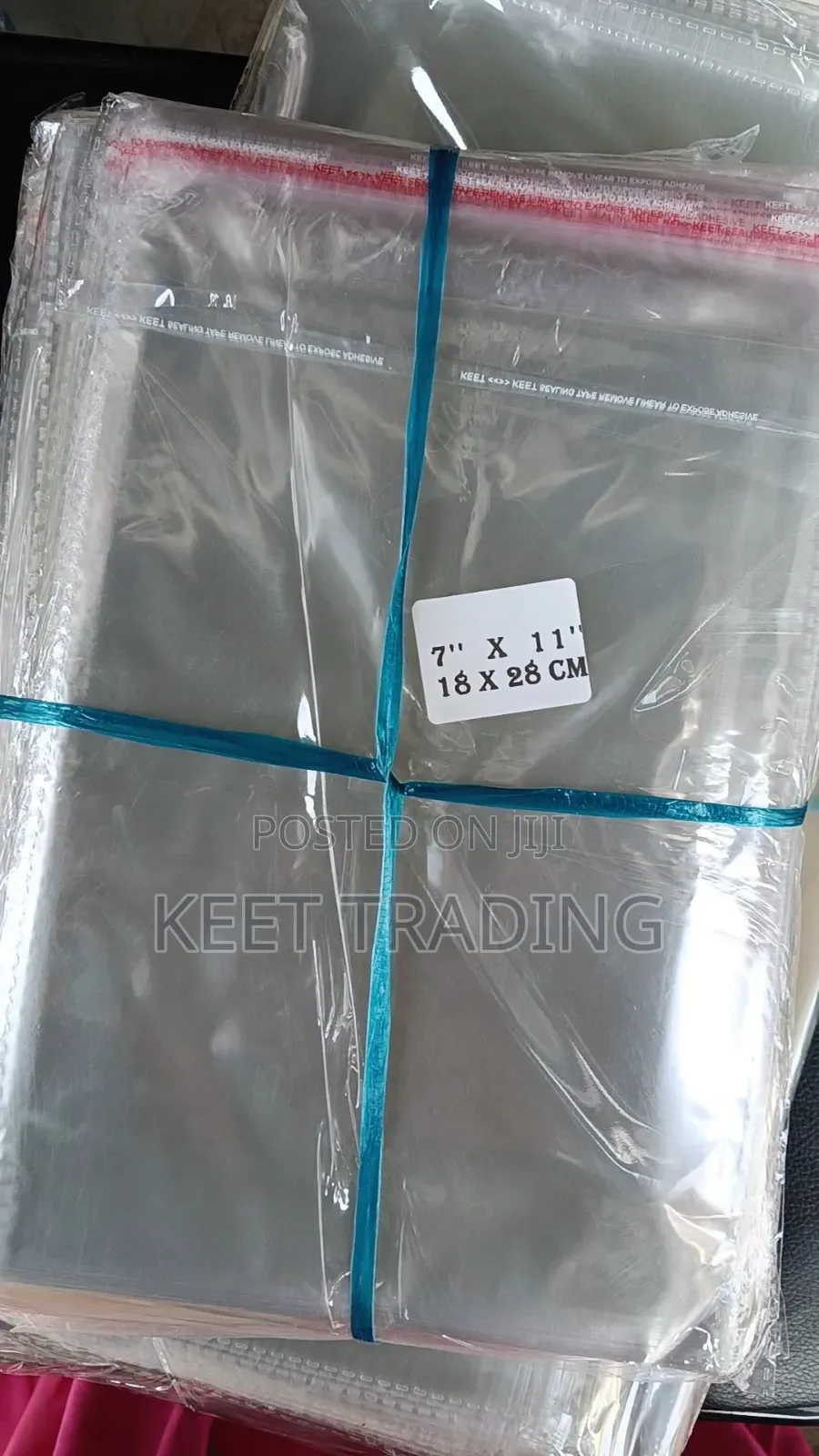 7 × 11 Glass Nylon Bags (18 × 28 Cm) – Transparent Packaging Bag Lagos