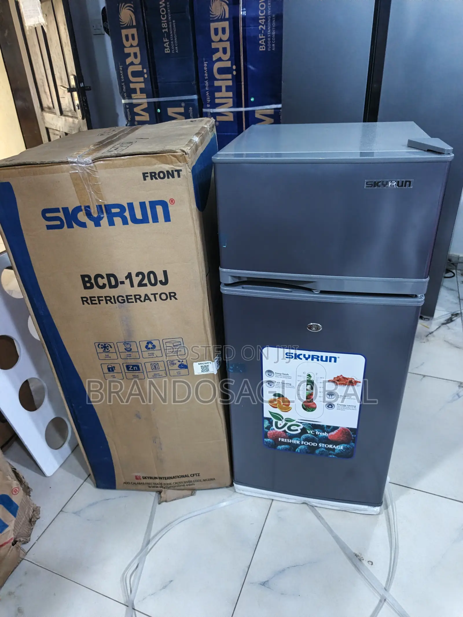 Skyrun 105L Refrigerator – Practical Household Refrigerator