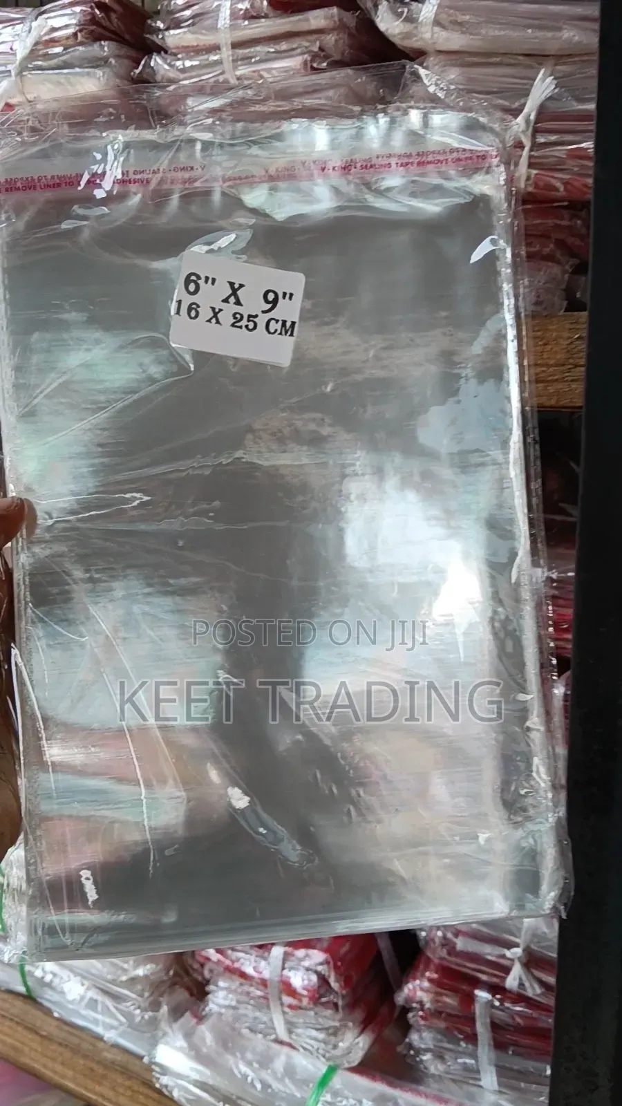 6 × 9 Glass Nylon Bags (16 × 25 Cm) – Wholesale Packaging Nylon Lagos