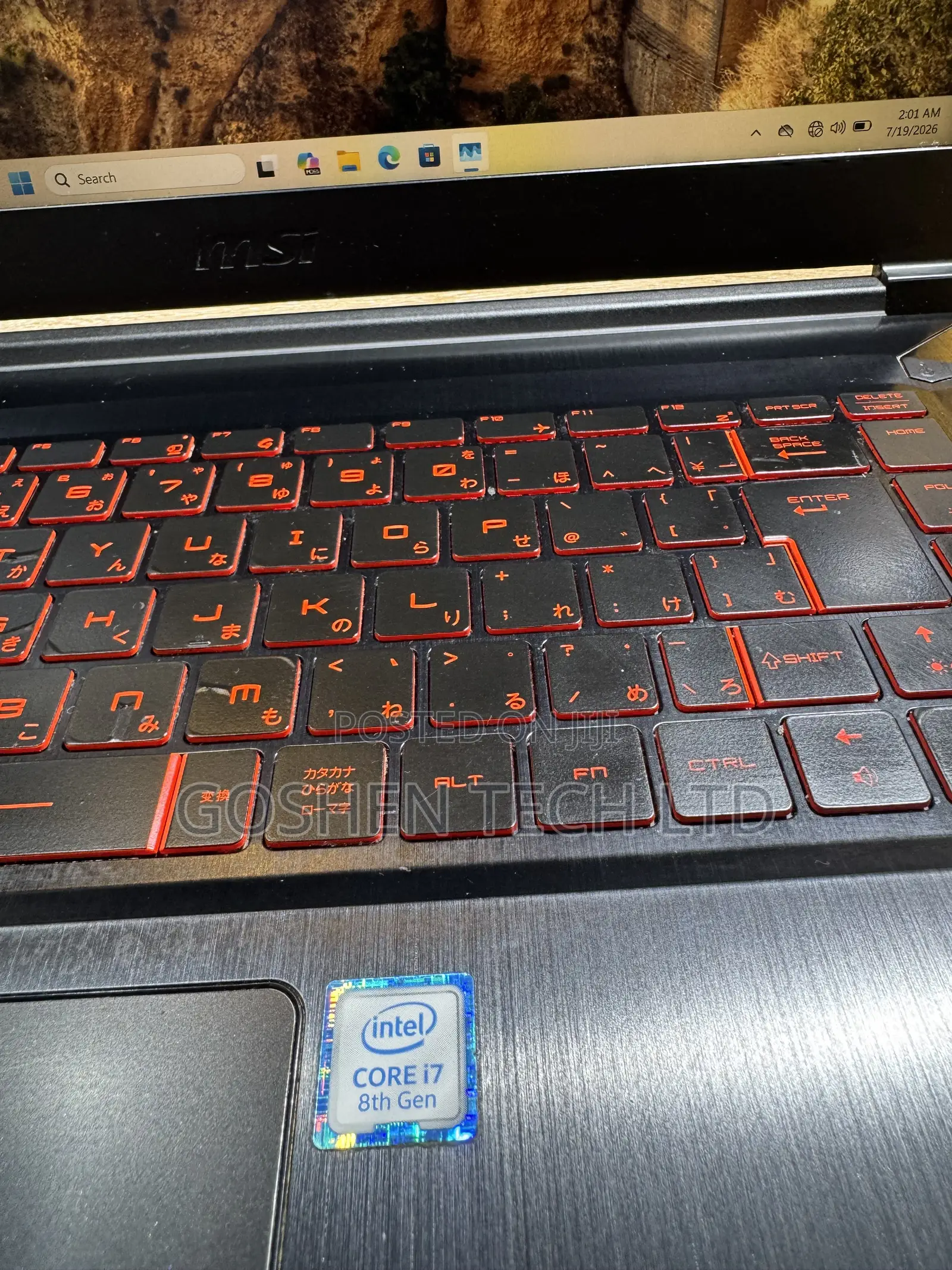 Laptop MSI GF62 8RE 16GB Intel Core i7 SSD 512GB