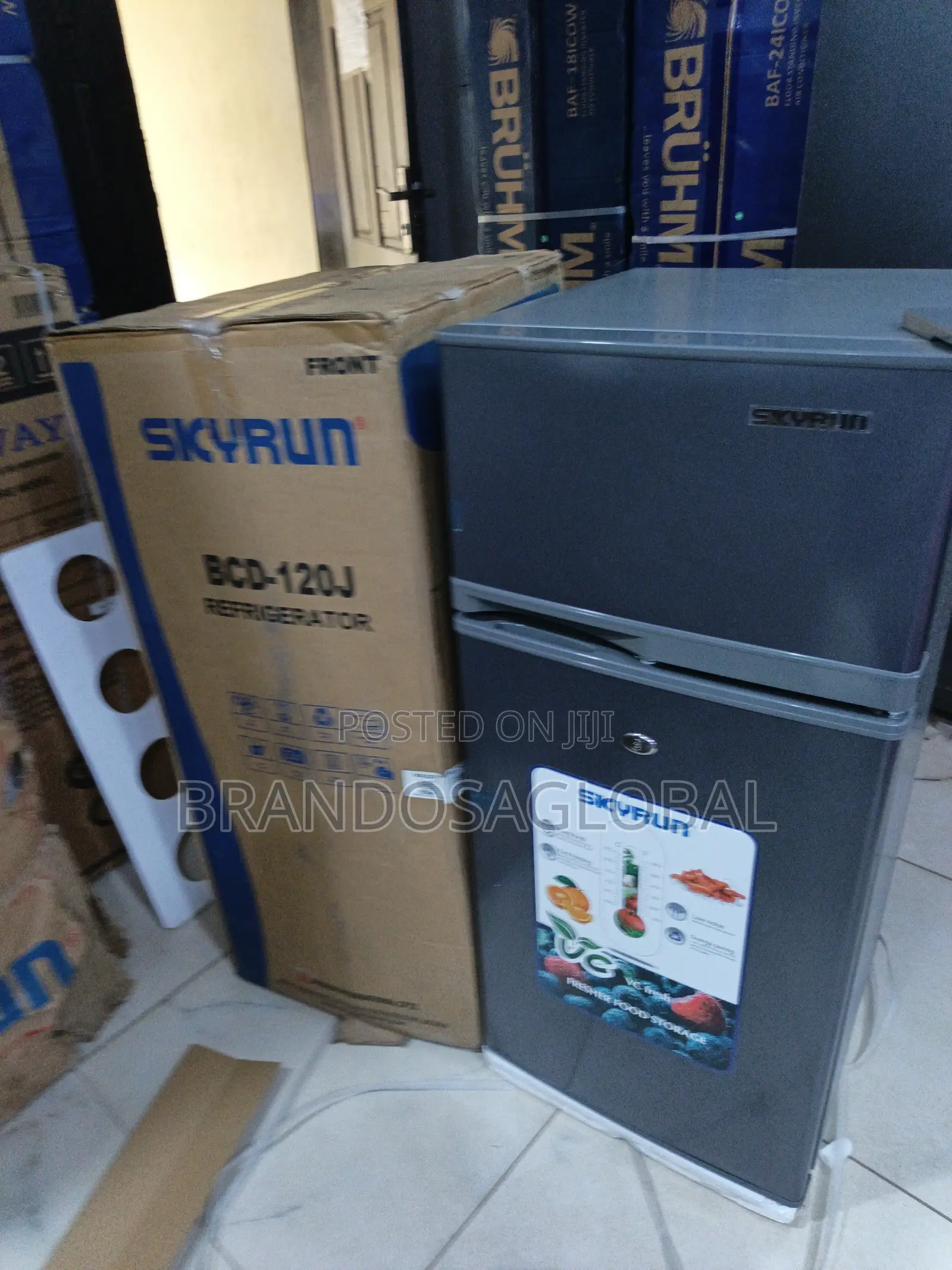Skyrun BCD-120J Refrigerator – Stylish Home Fridge