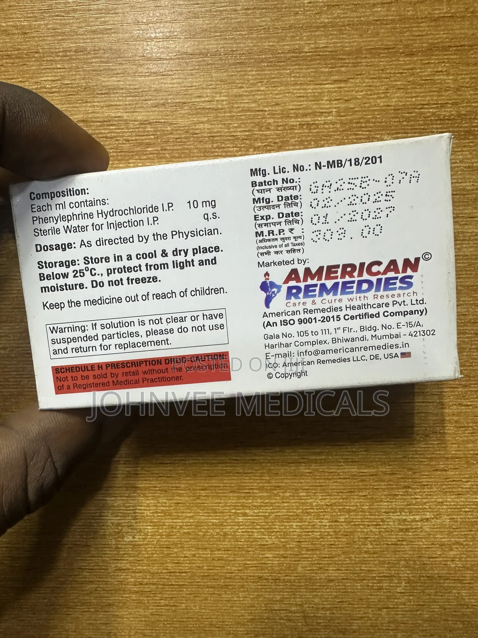 Phenylephrine Injection / Phenylcan