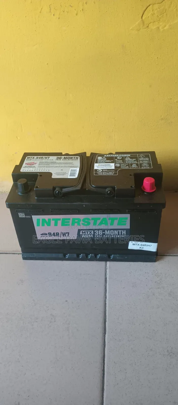 Interstate Agm Battery 95ah