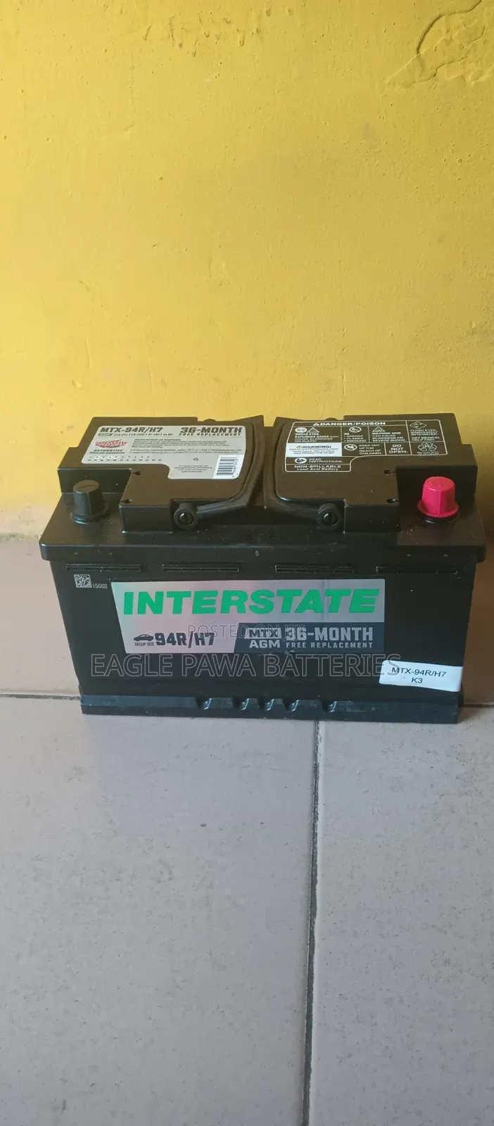 Interstate Agm Battery 95ah