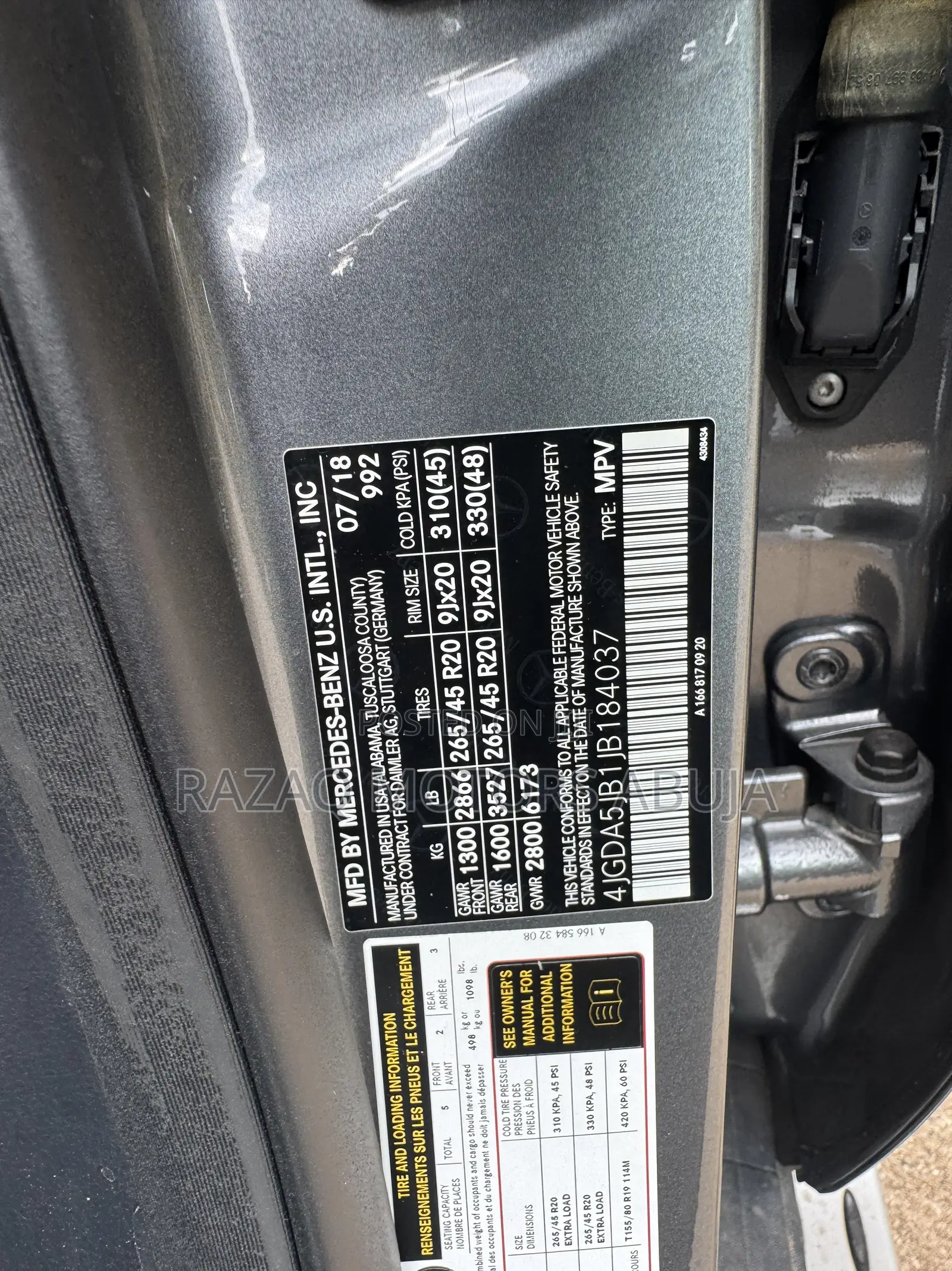 Mercedes-Benz GLE-Class GLE 350 2018 Gray