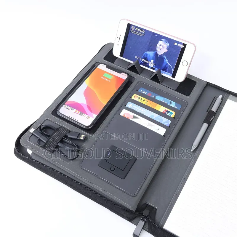 Multifunctional A4 USB Wireless Fast Charging Document Folder