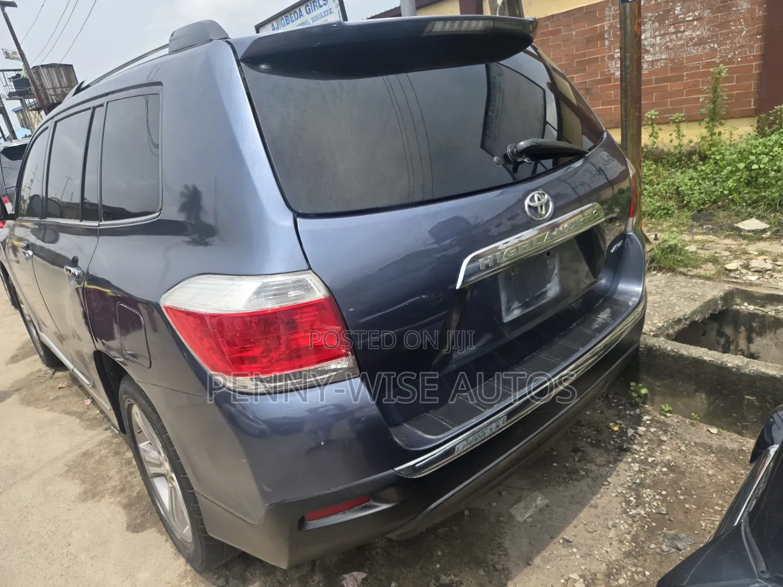 Toyota Highlander 2011 Blue