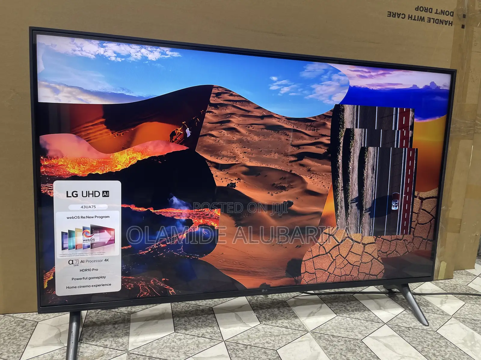 LG 2025 43-Inch Ultra HD Smart AI Processor webOS HDR10 Pro Support