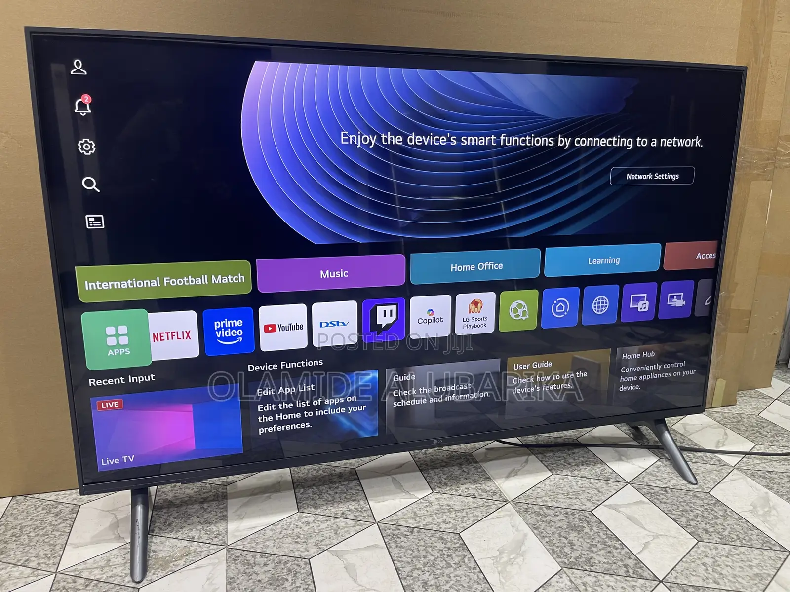 LG 2025 43-Inch Ultra HD Smart AI Processor webOS HDR10 Pro Support