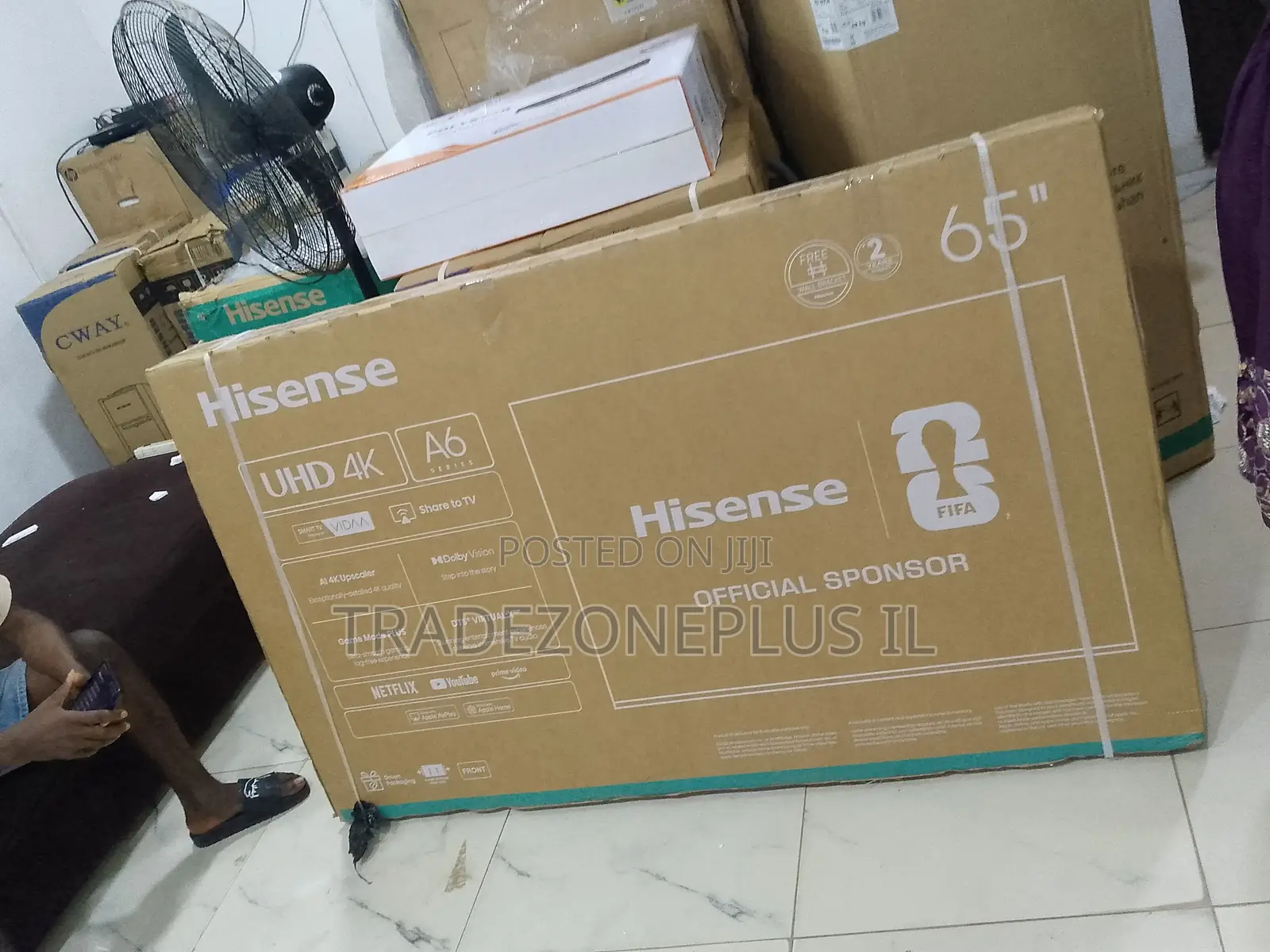 Durable Hisense 65 Iches Smart Display TV