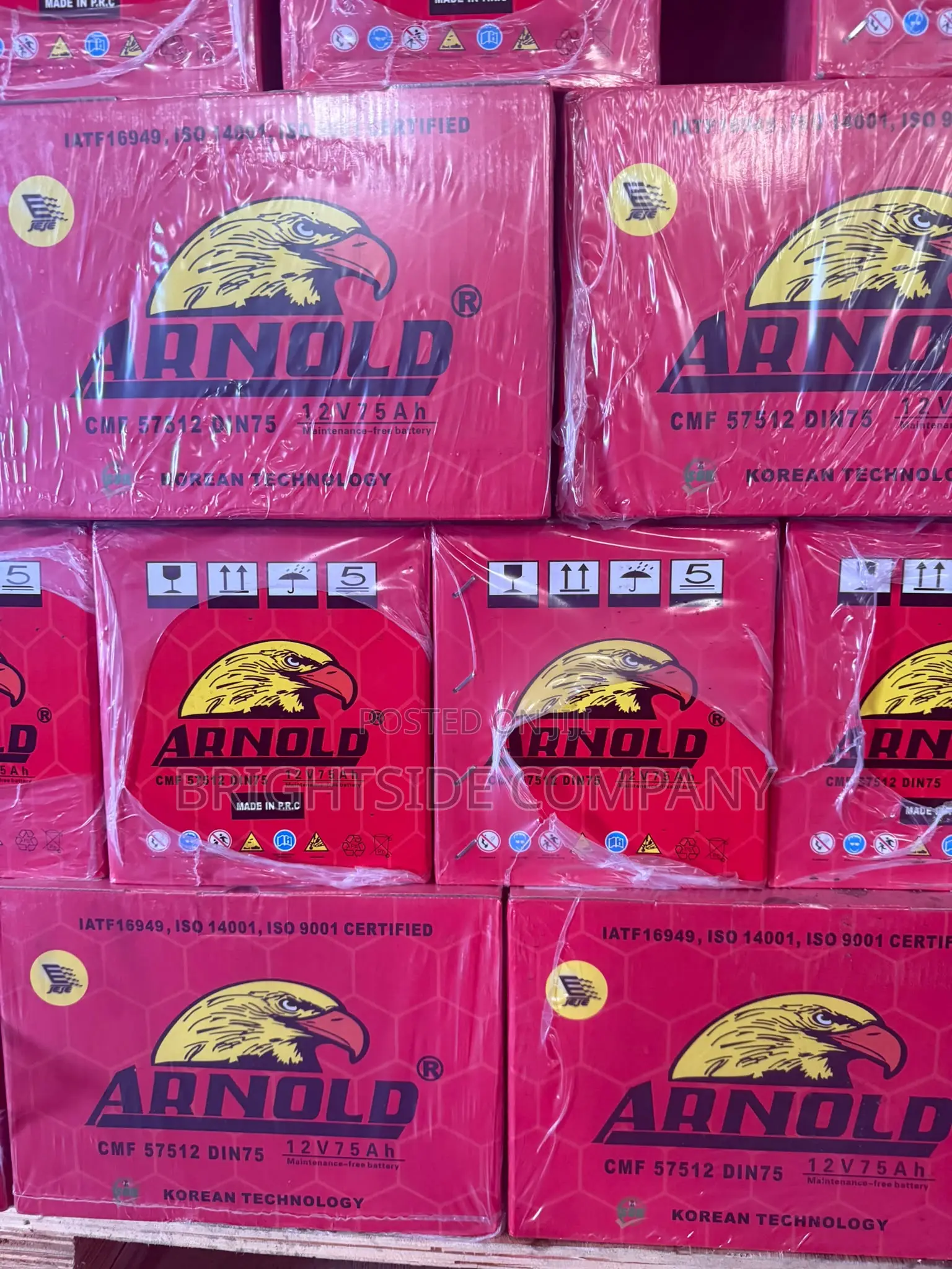 Arnold 75ah High Capacity Automobile Battery