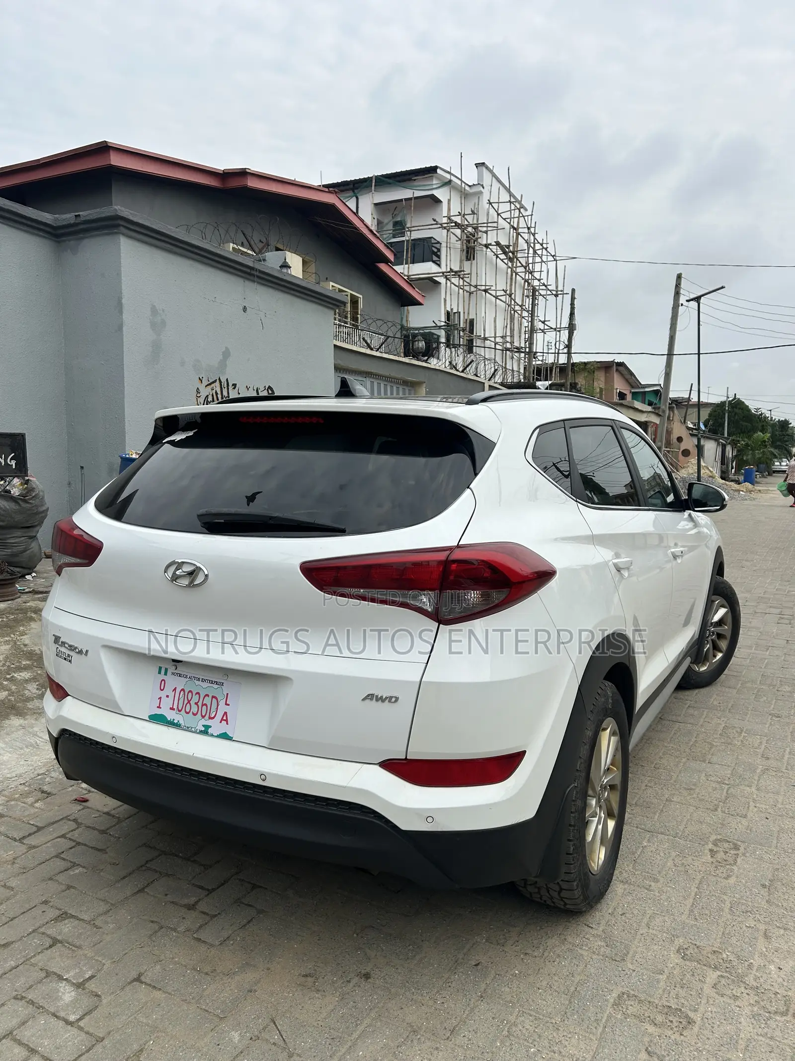 Hyundai Tucson Limited AWD 2017 White