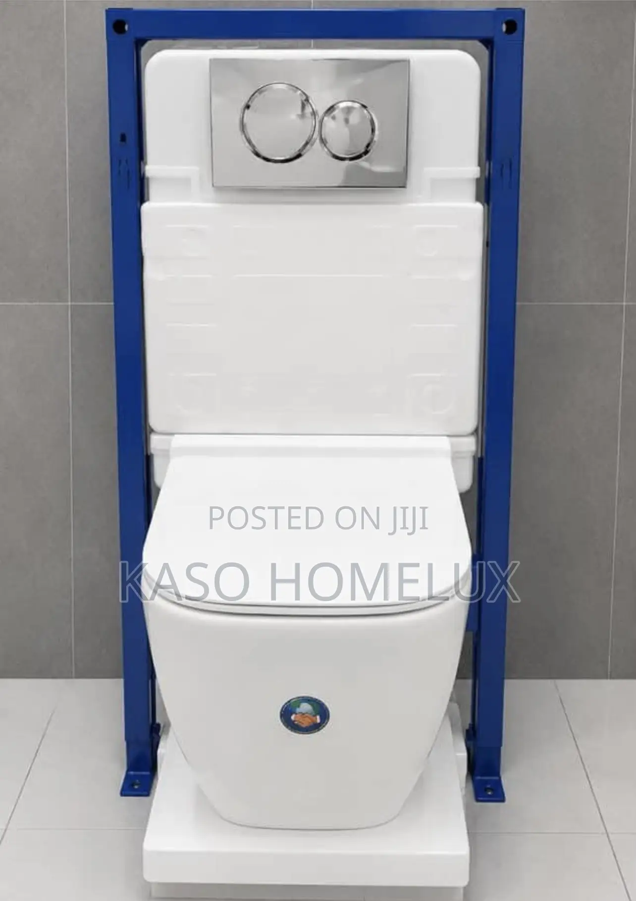 Complete Set White Color Conceal Wc