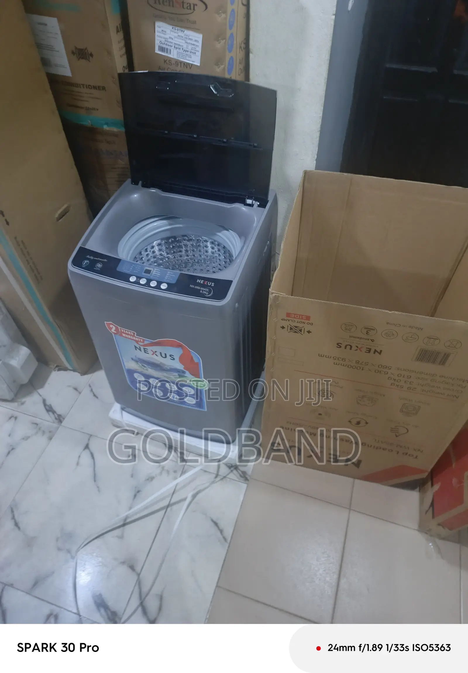 Nexus 8.5kg Durable Top Loading Washer