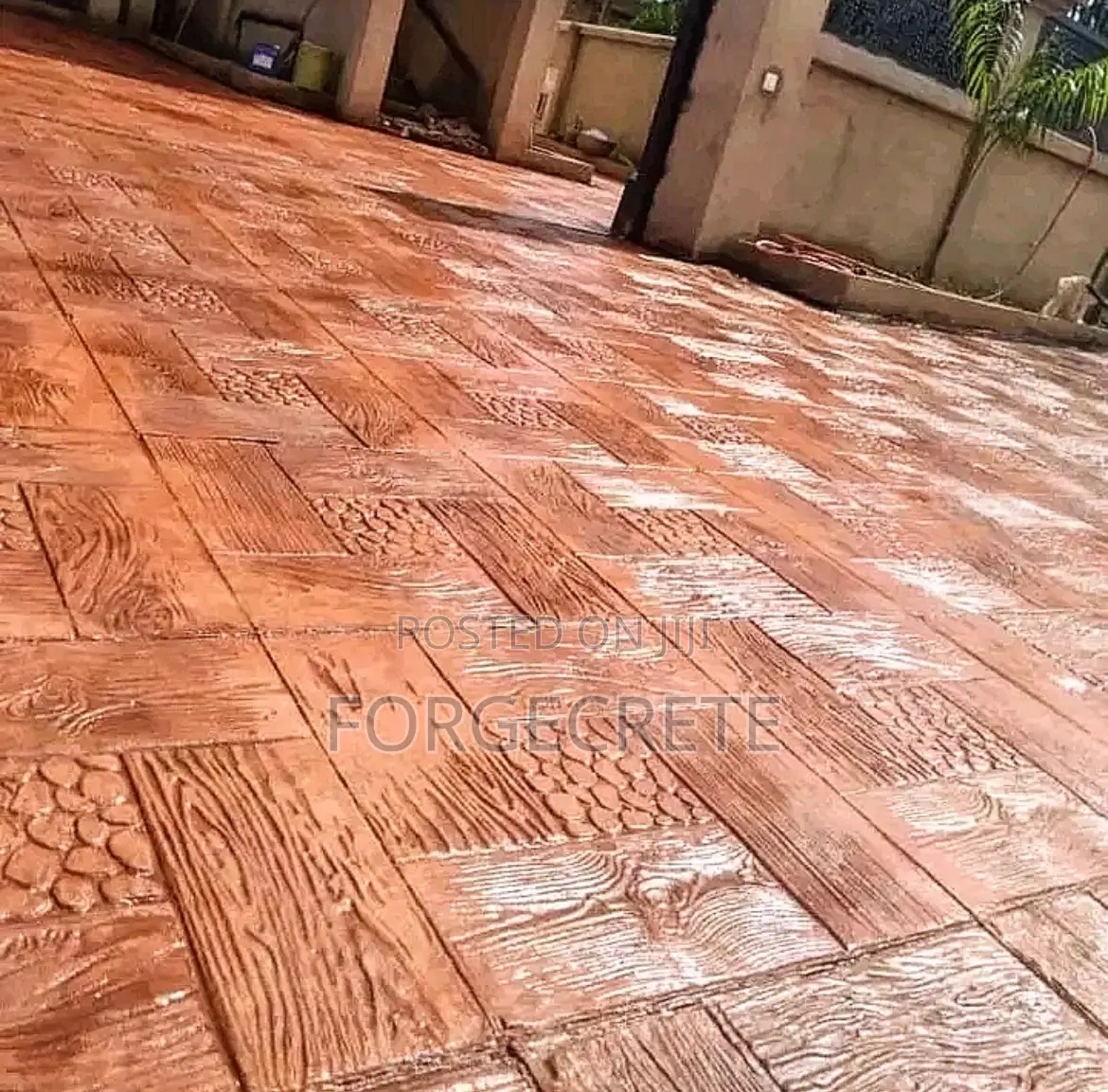 Stamped Concrete Floor