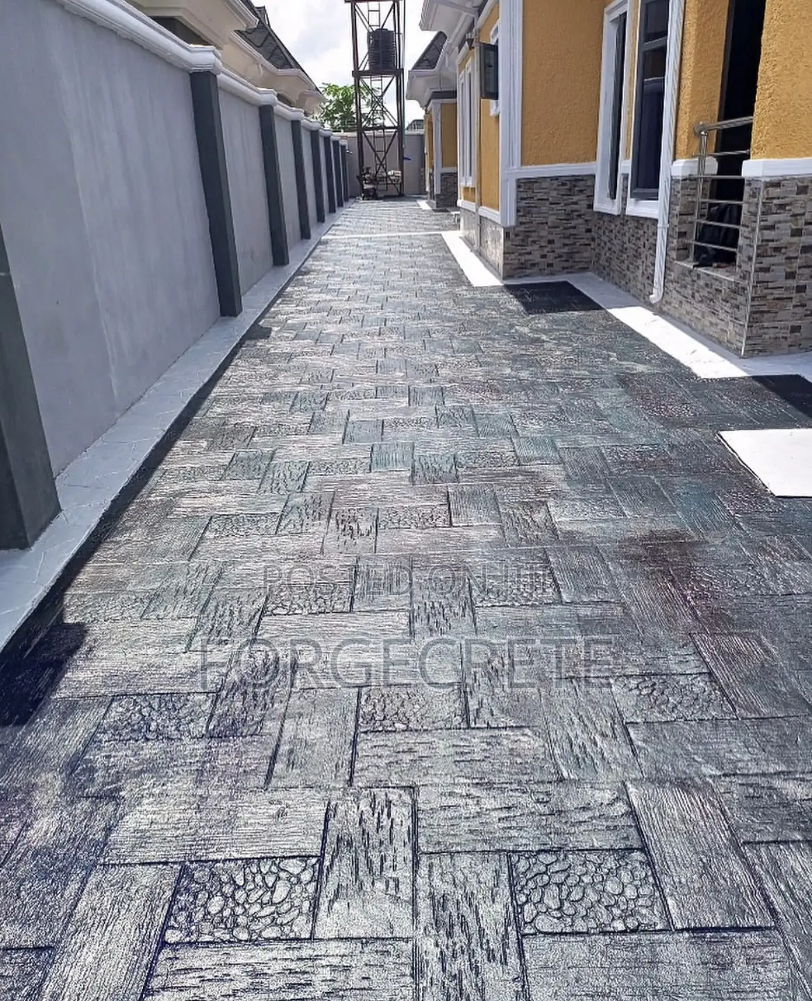 Stamped Concrete Floor