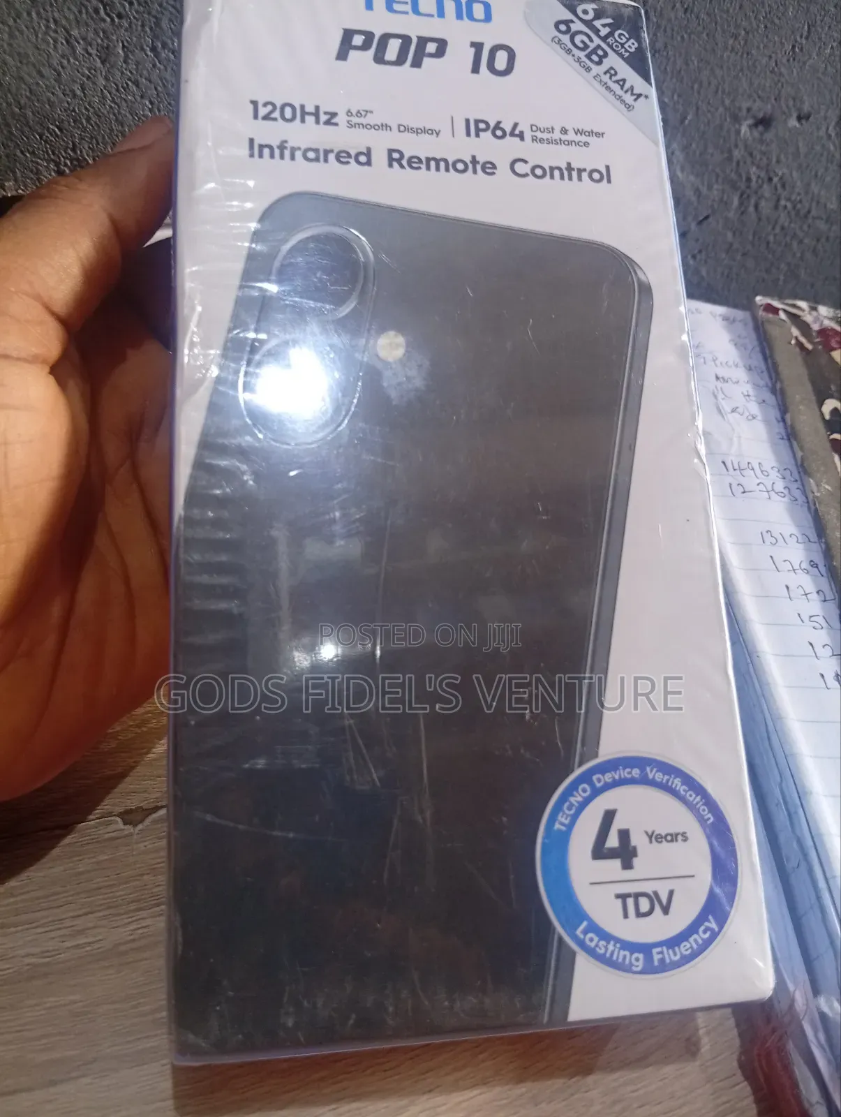 New Tecno Pop 10 64 GB Black