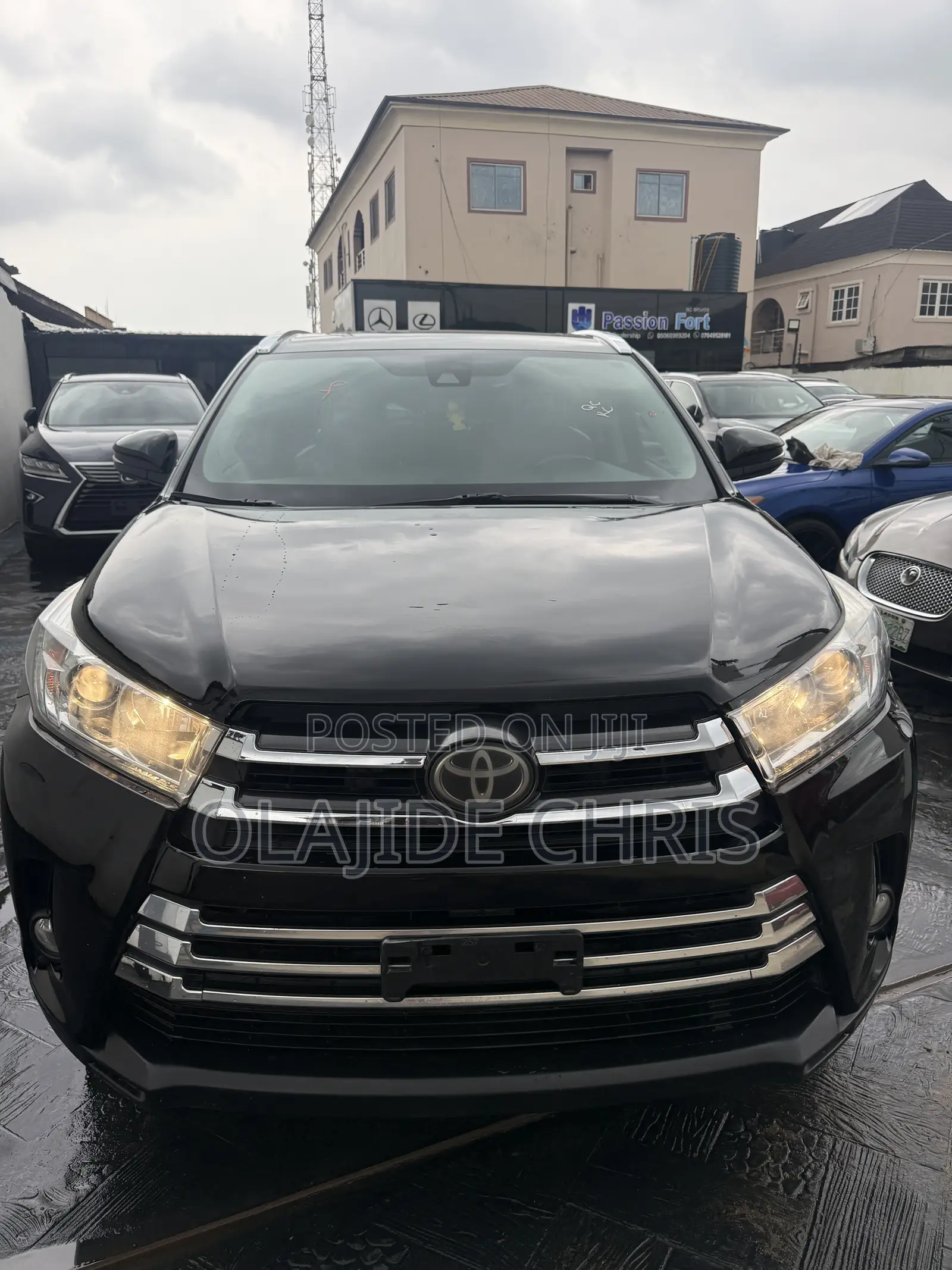 Toyota Highlander Limited 4x4 V6 (3.5L 6cyl 8A) 2017 Black