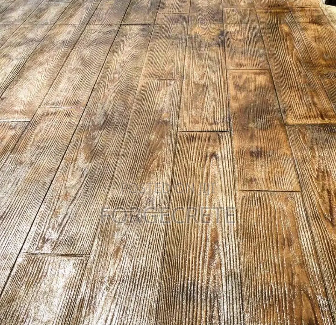 Stamped Concrete Floor Installation | Modern Decorative Flooring