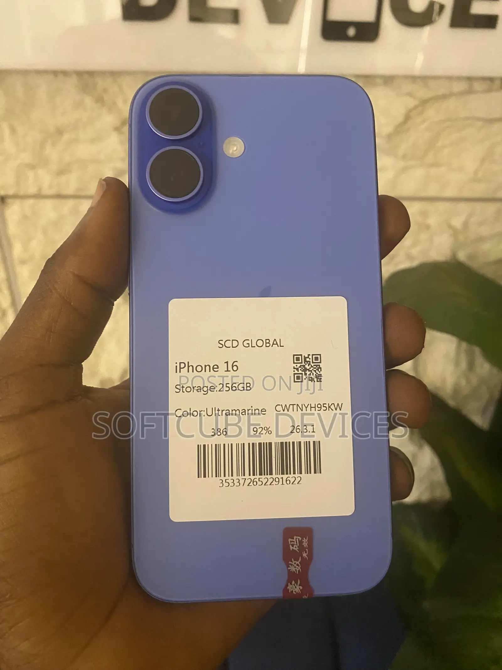 Apple iPhone 16 256 GB Blue
