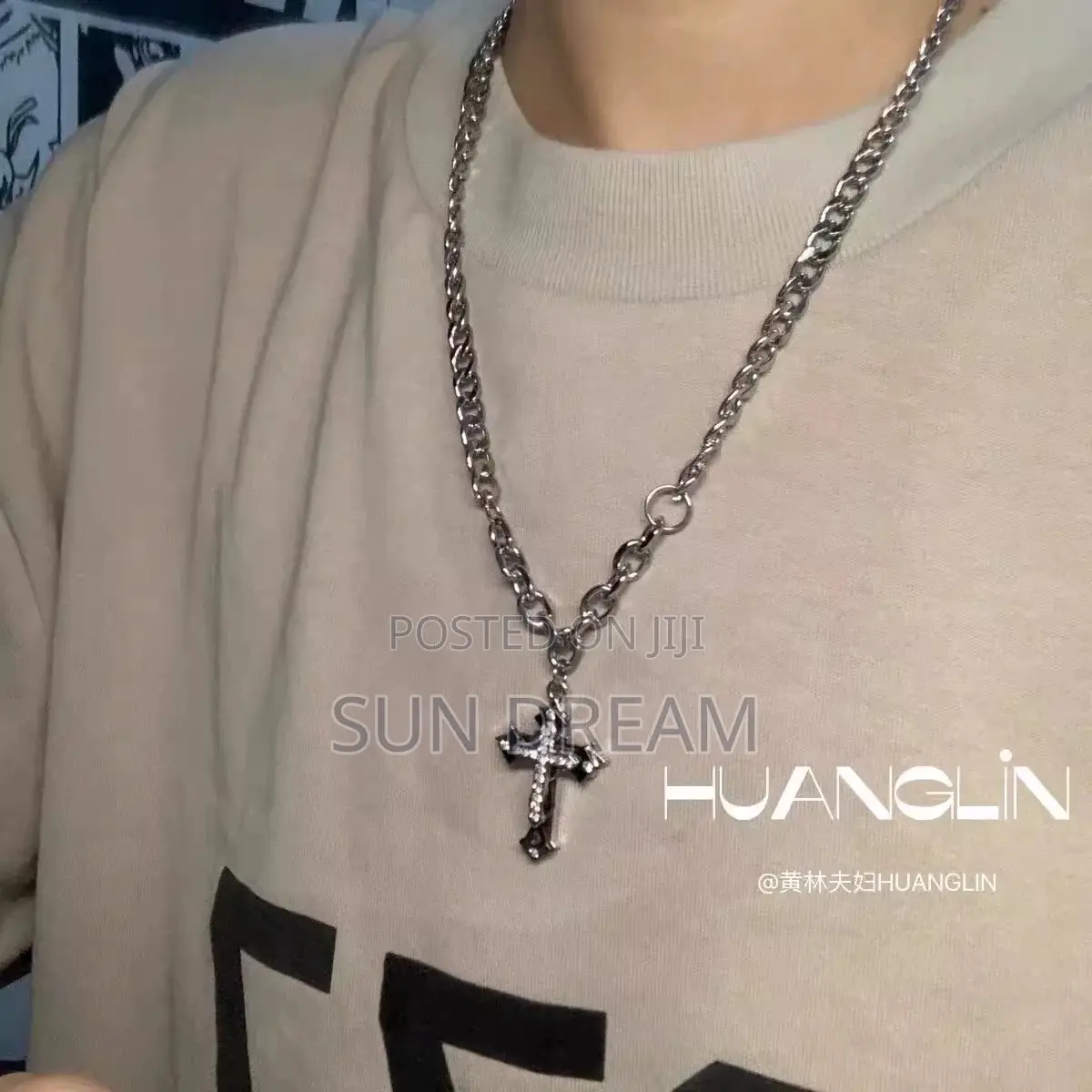 Cross Necklace Men Necklace