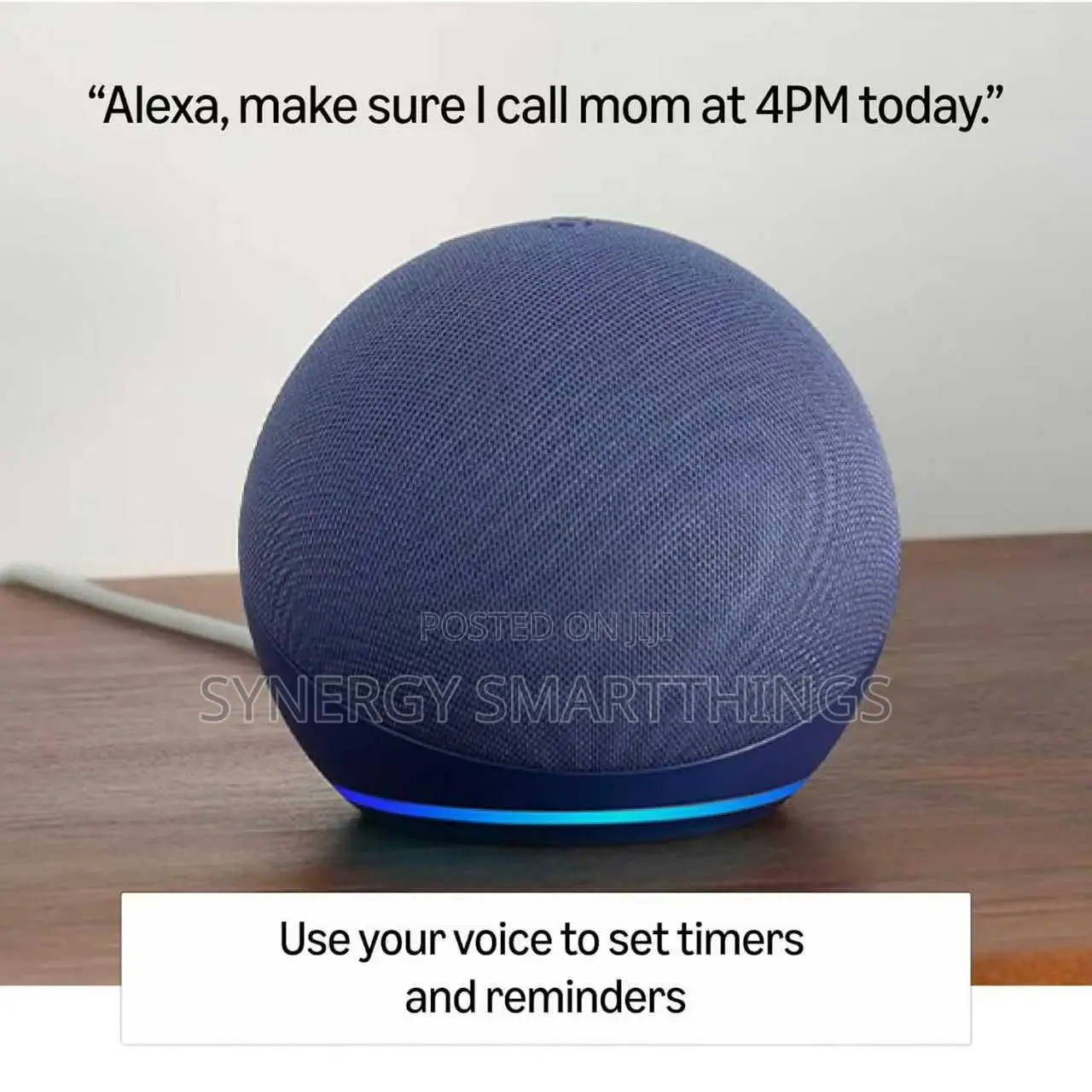 Amazon - Echo Dot 5th Gen- Deep Sea Blue Voice Control Assistant Smart