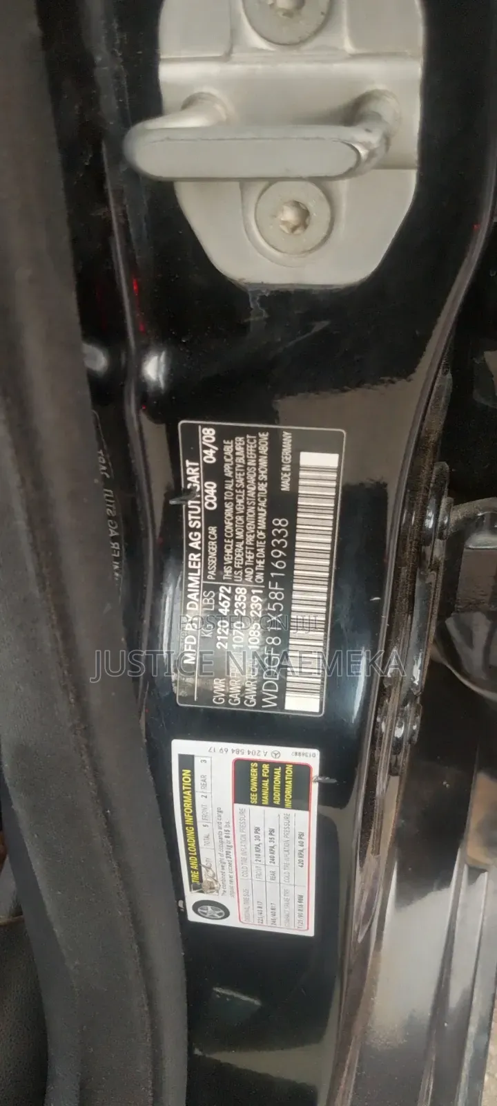 Mercedes-Benz C300 2008 Black