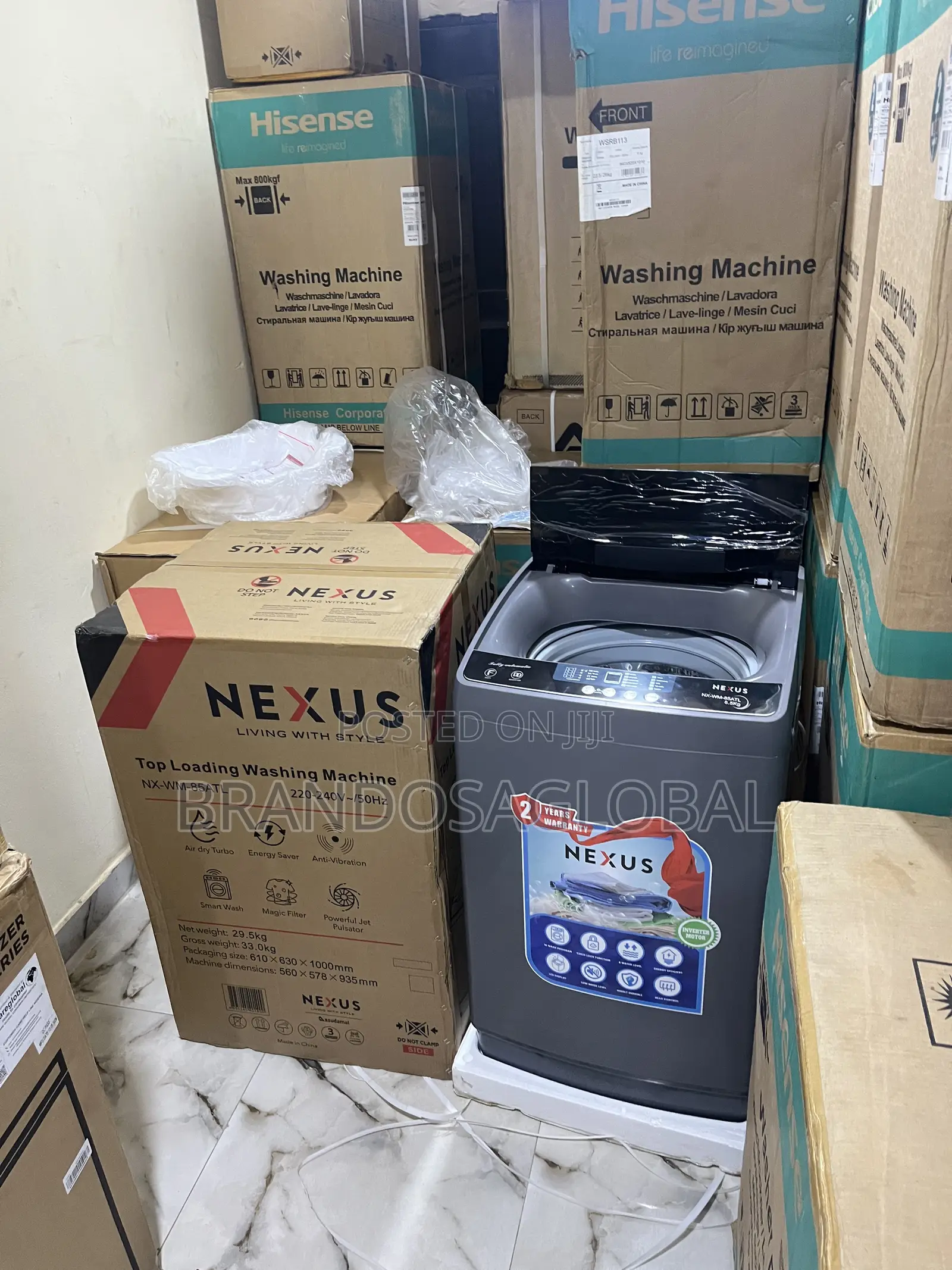 Nexus 8.5KG Washing Machine – Durable Automatic Washer