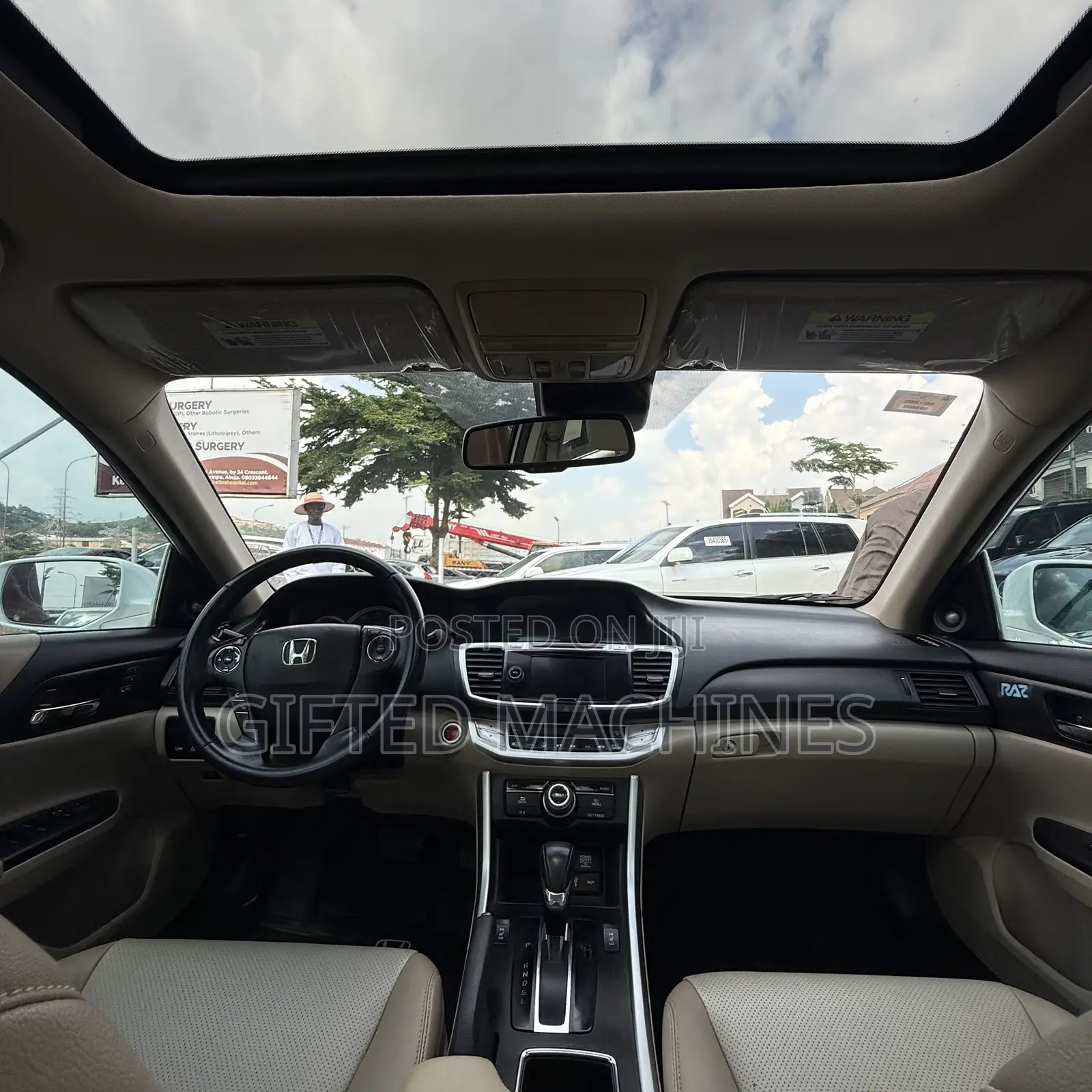 Honda Accord EX-L 4dr Sedan w/Navigation (2.4L 4cyl CVT) 2014 White