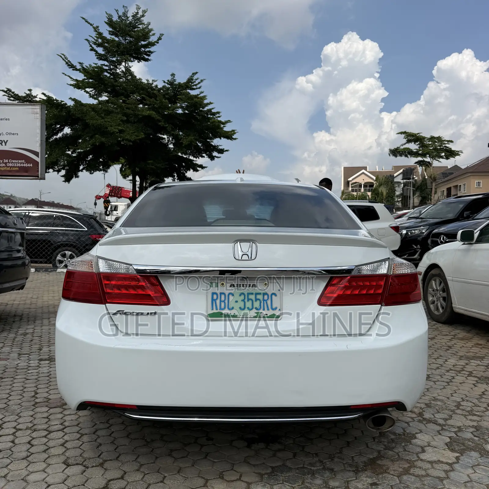 Honda Accord EX-L 4dr Sedan w/Navigation (2.4L 4cyl CVT) 2014 White