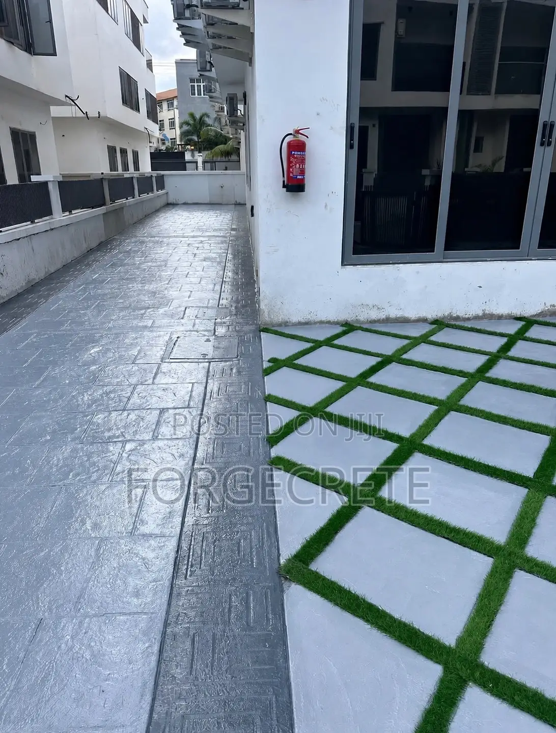 Unique and Perfect Stamped Concrete Floor
